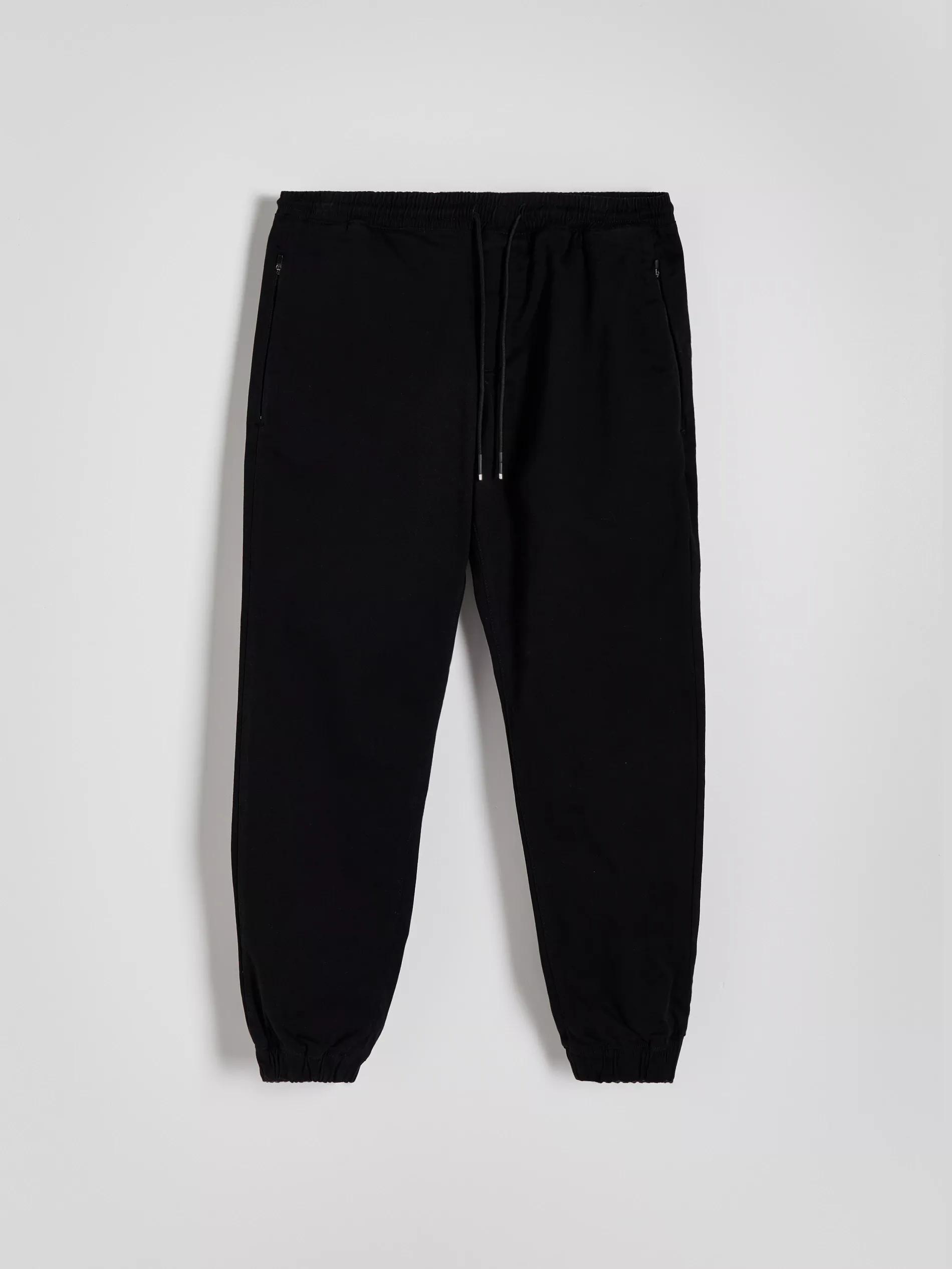 Black Slim Joggers, Black, large image number 3