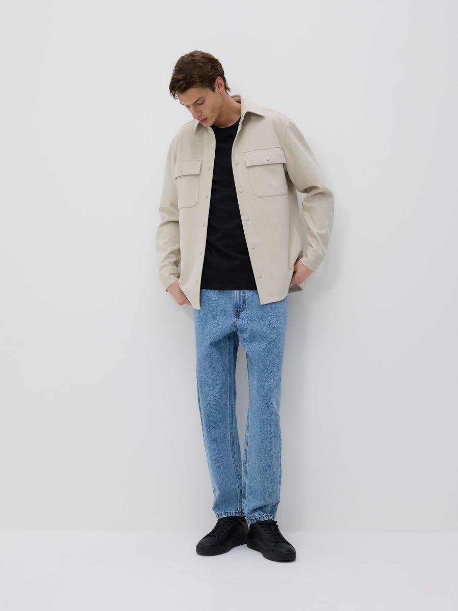 Blue Carrot Jeans With Wash Effect, Blue, large image number 0