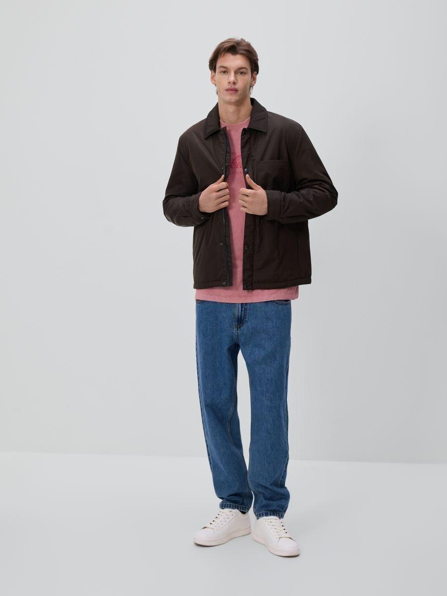 Blue Carrot Jeans With Wash Effect, Blue, large image number 0