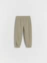Reserved - light olive Cotton joggers