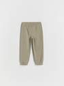 Reserved - light olive Cotton joggers