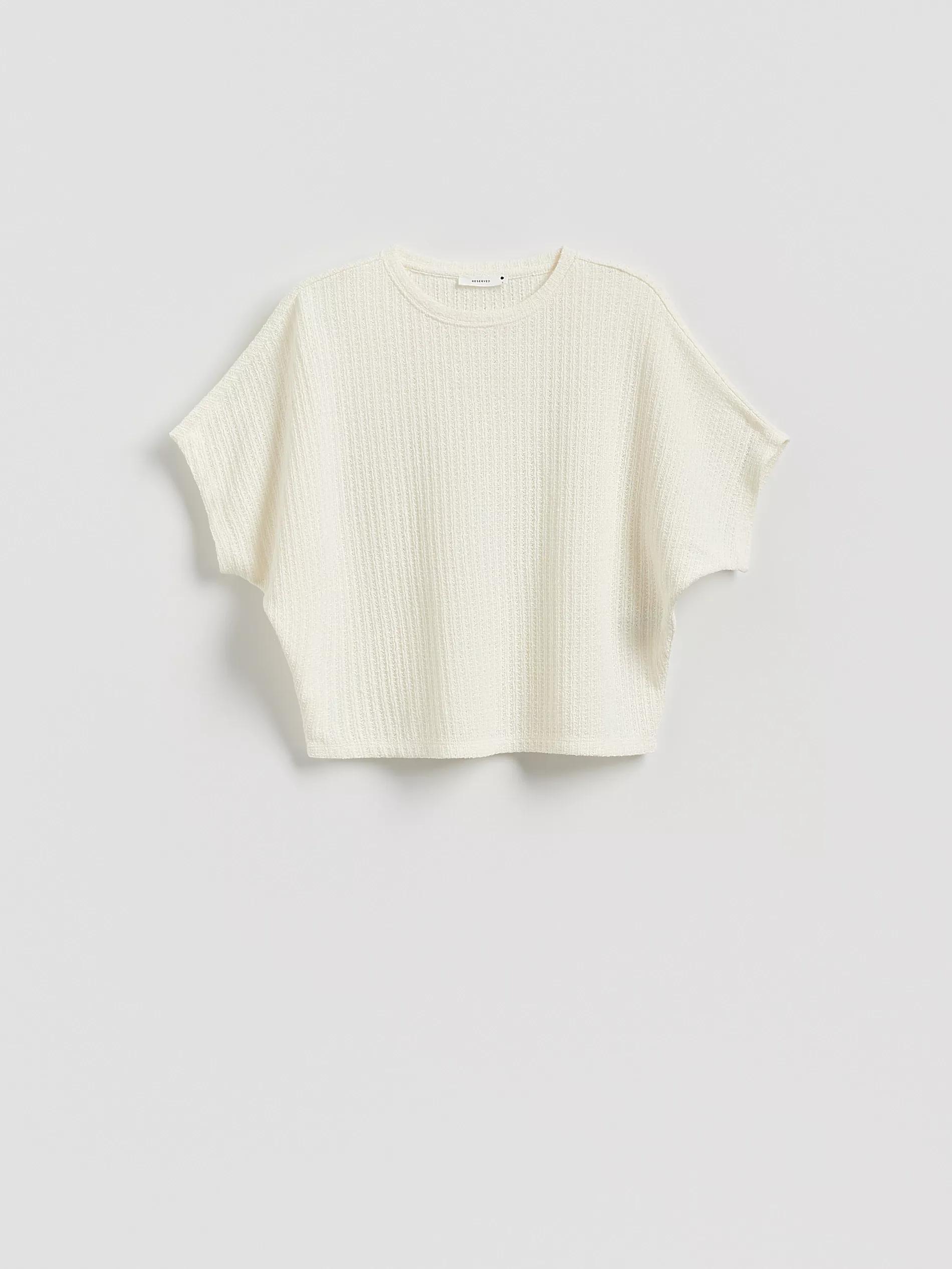 CREAM LADIES` BLOUSE, Ivory, large image number 5