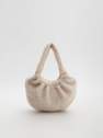 Reserved - Cream Faux Shearling Bag, Women
