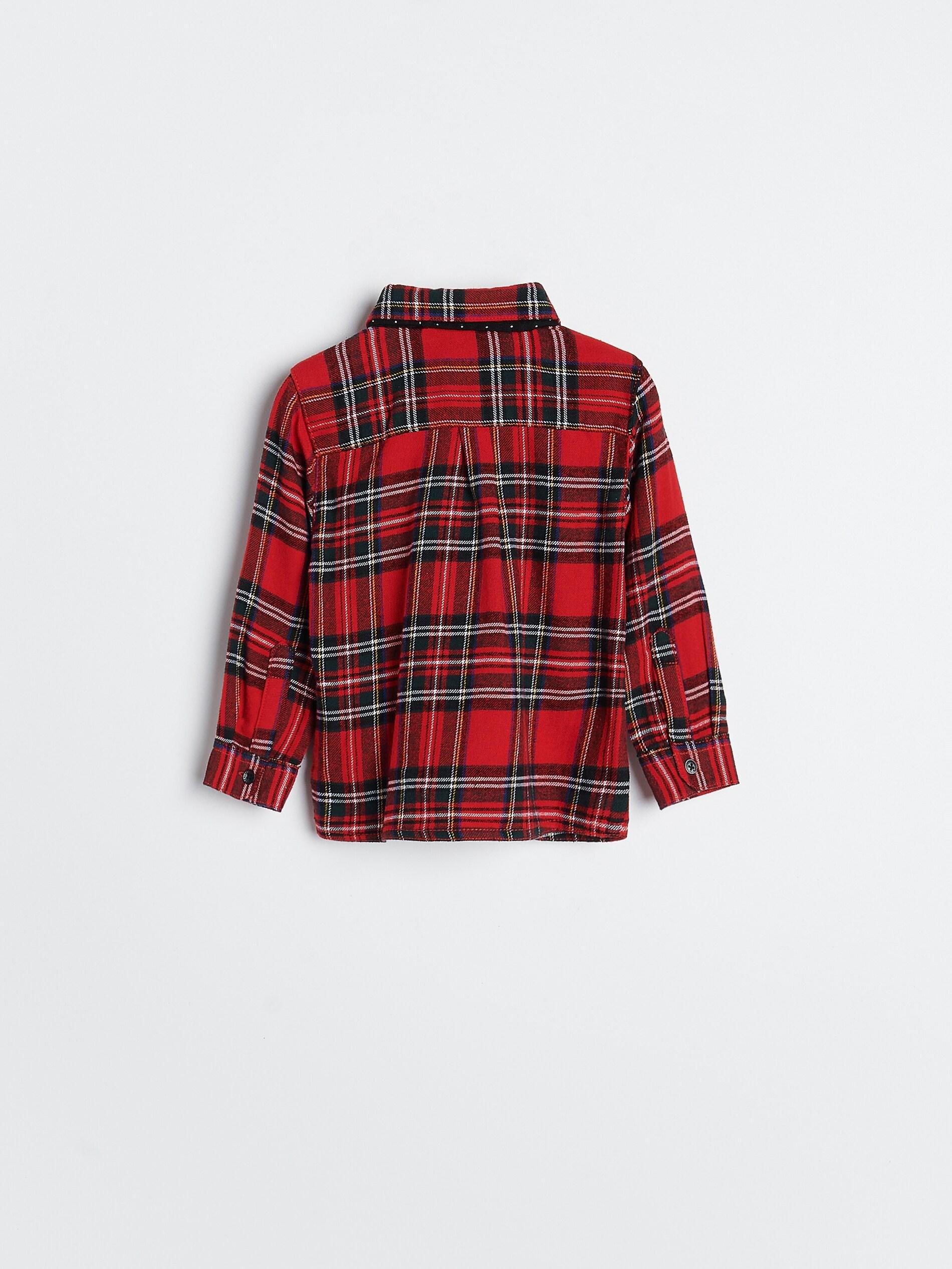 Red Check Shirt With Bow Tie, Kids Boy, , large image number 2