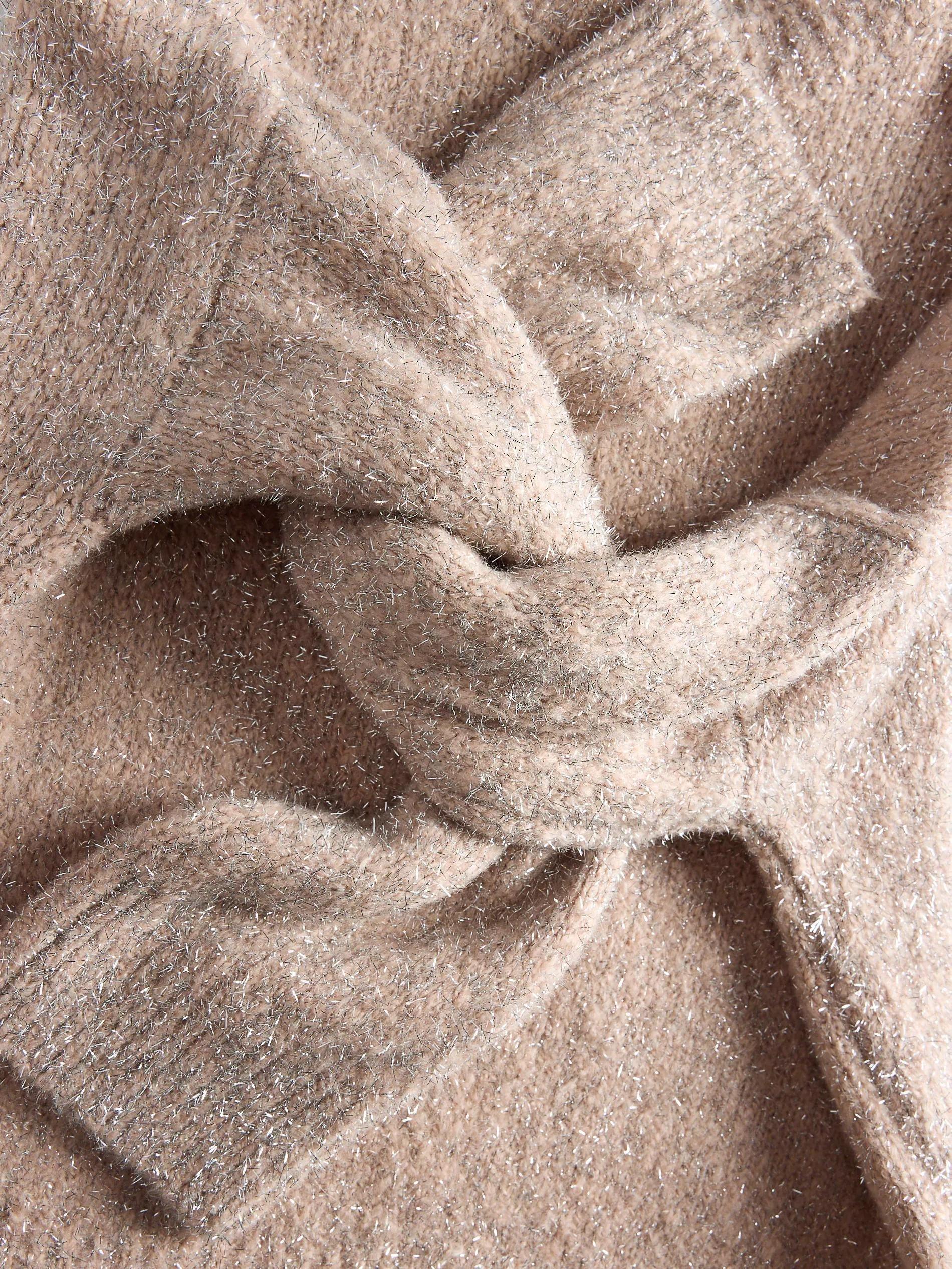 Pink Relxed Knitted Sweater, , large image number 3