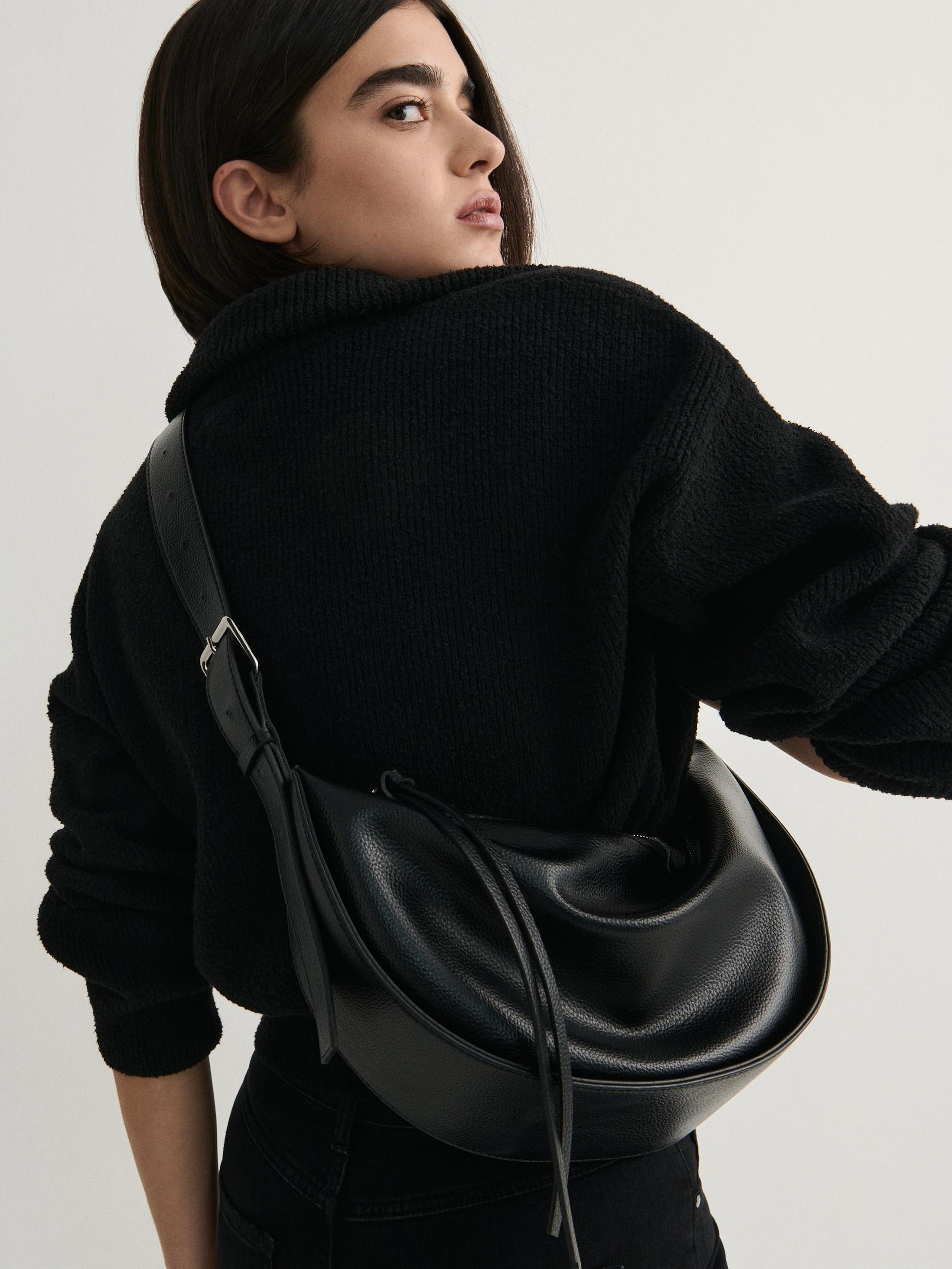 Black Belt Bag, Black, large image number 2