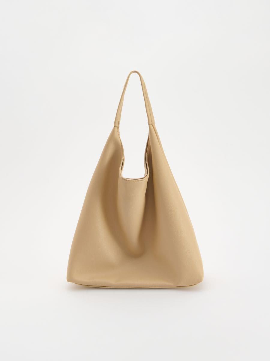 Beige Hobo Bag, , medium
