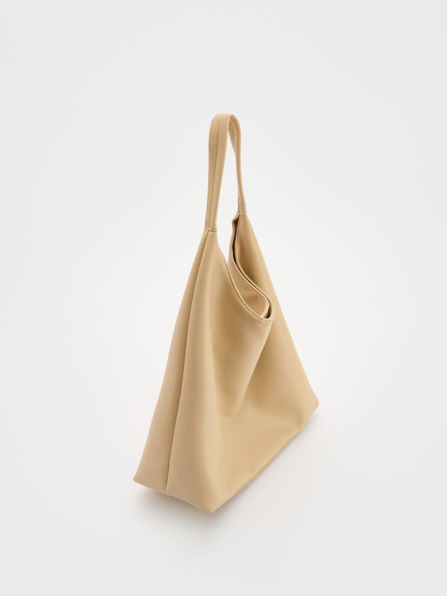 Beige Hobo Bag, Beige, large image number 1