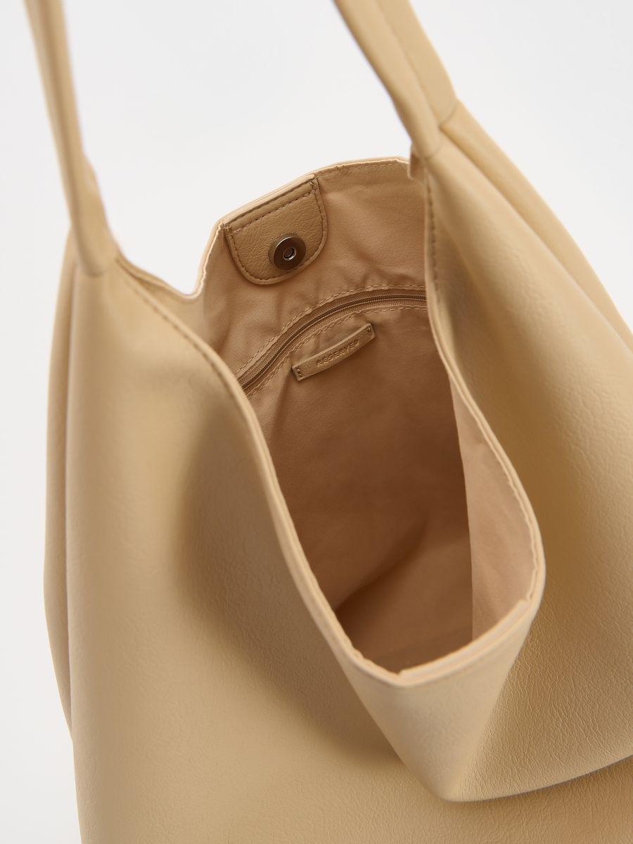 Beige Hobo Bag, Beige, large image number 2