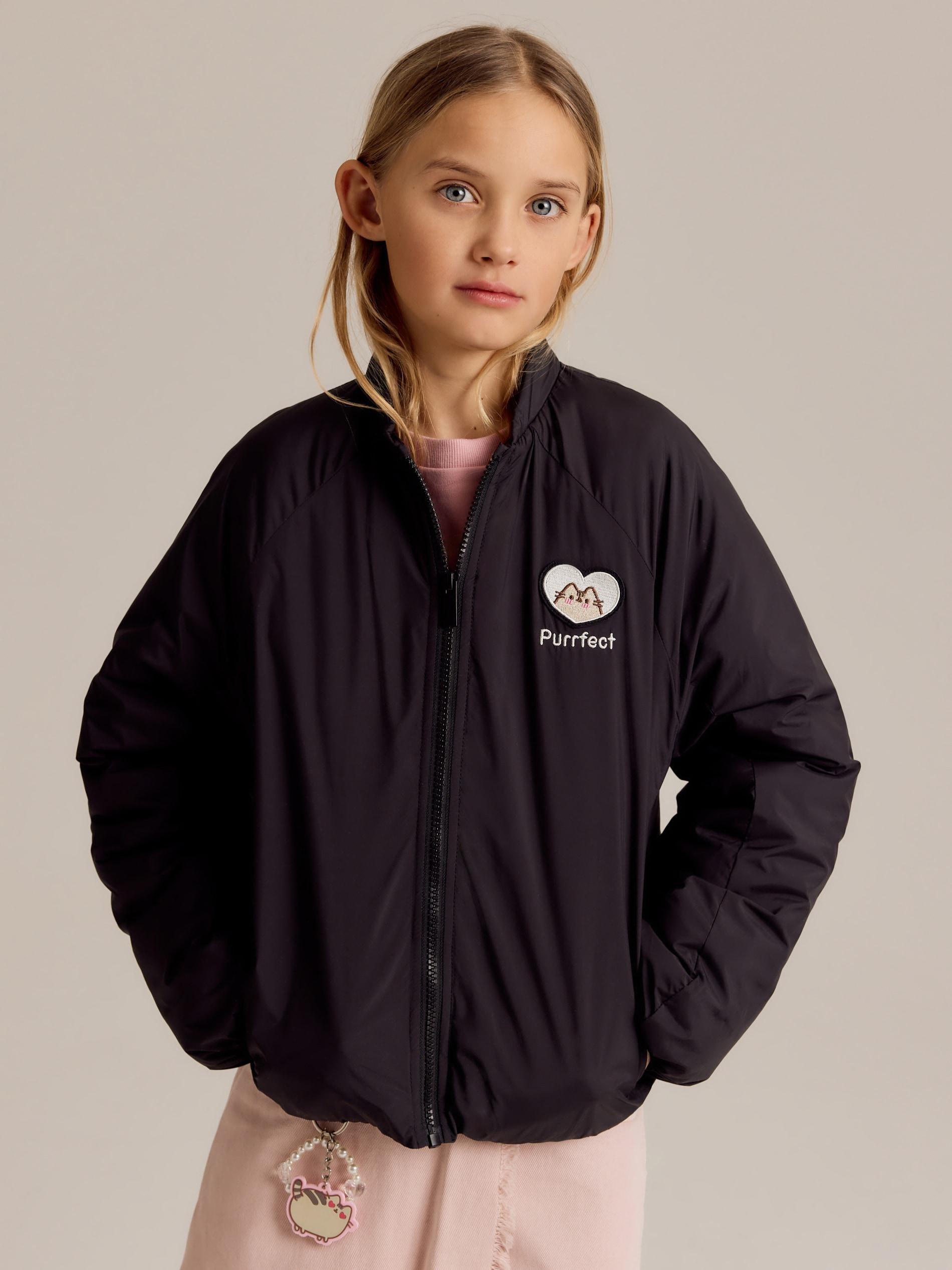 Black Jacket Pusheen, Black, medium