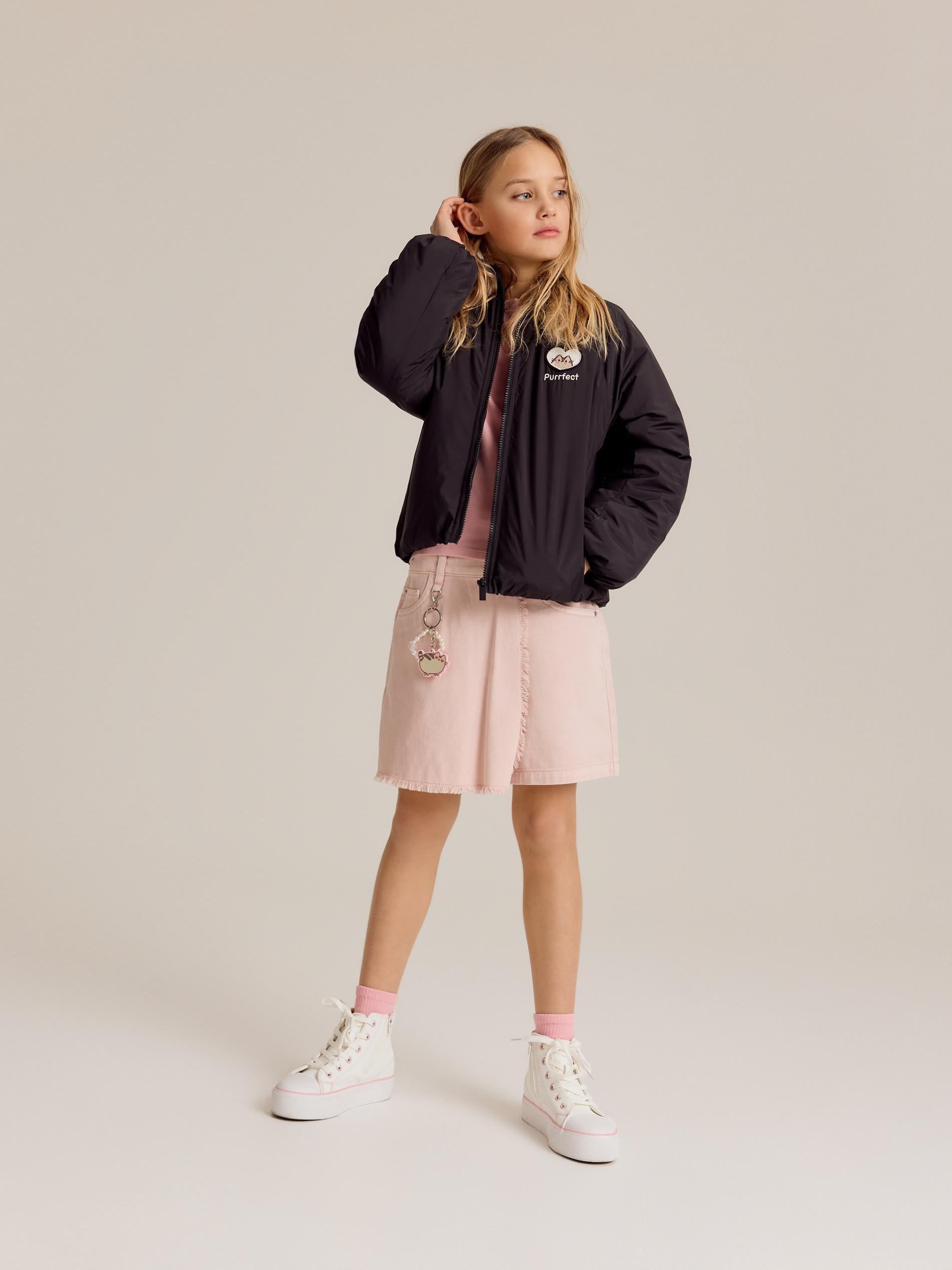 Black Jacket Pusheen, Black, medium