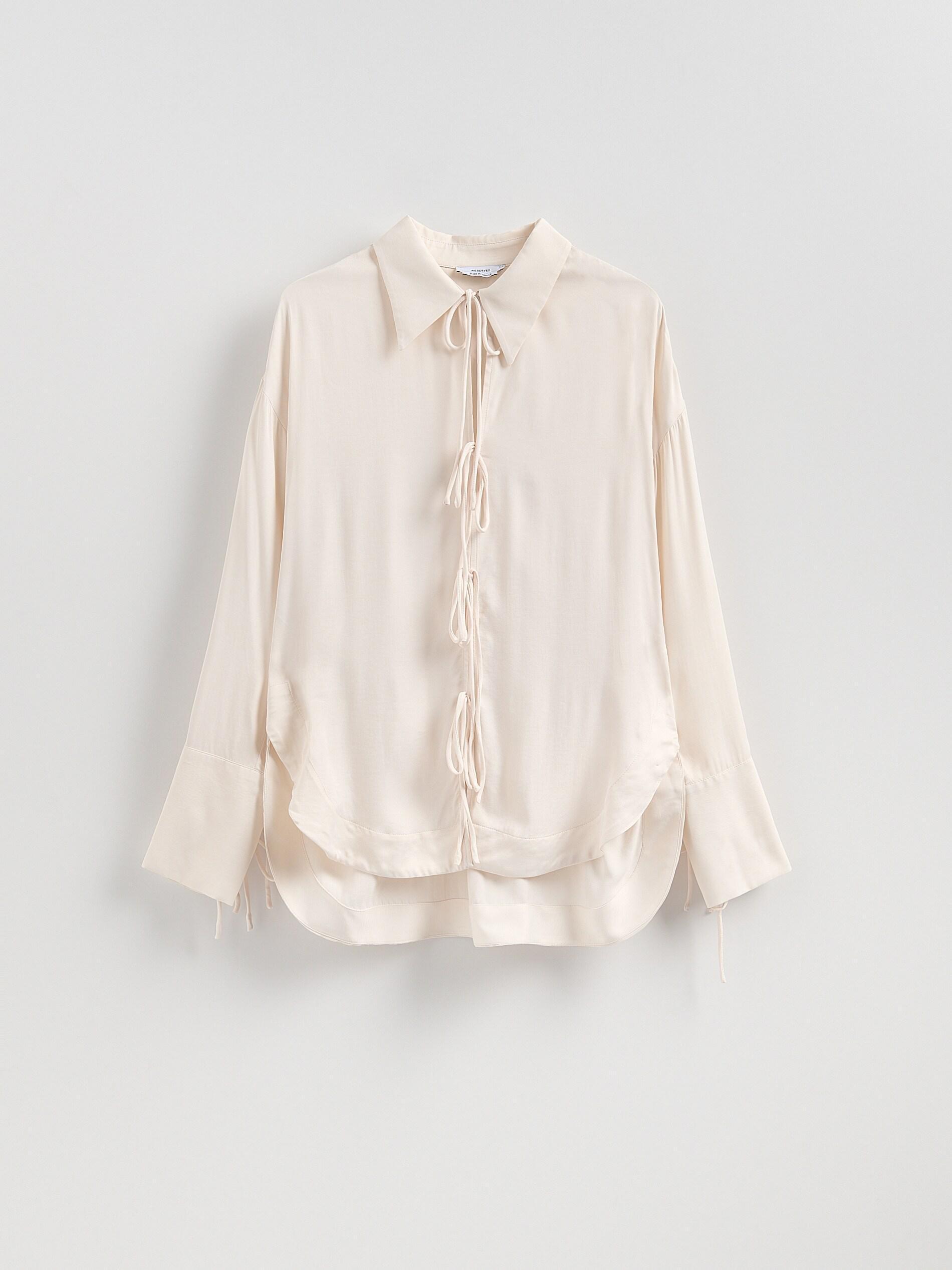 PASTEL PINK Blouse with ties, Pink, large image number 4