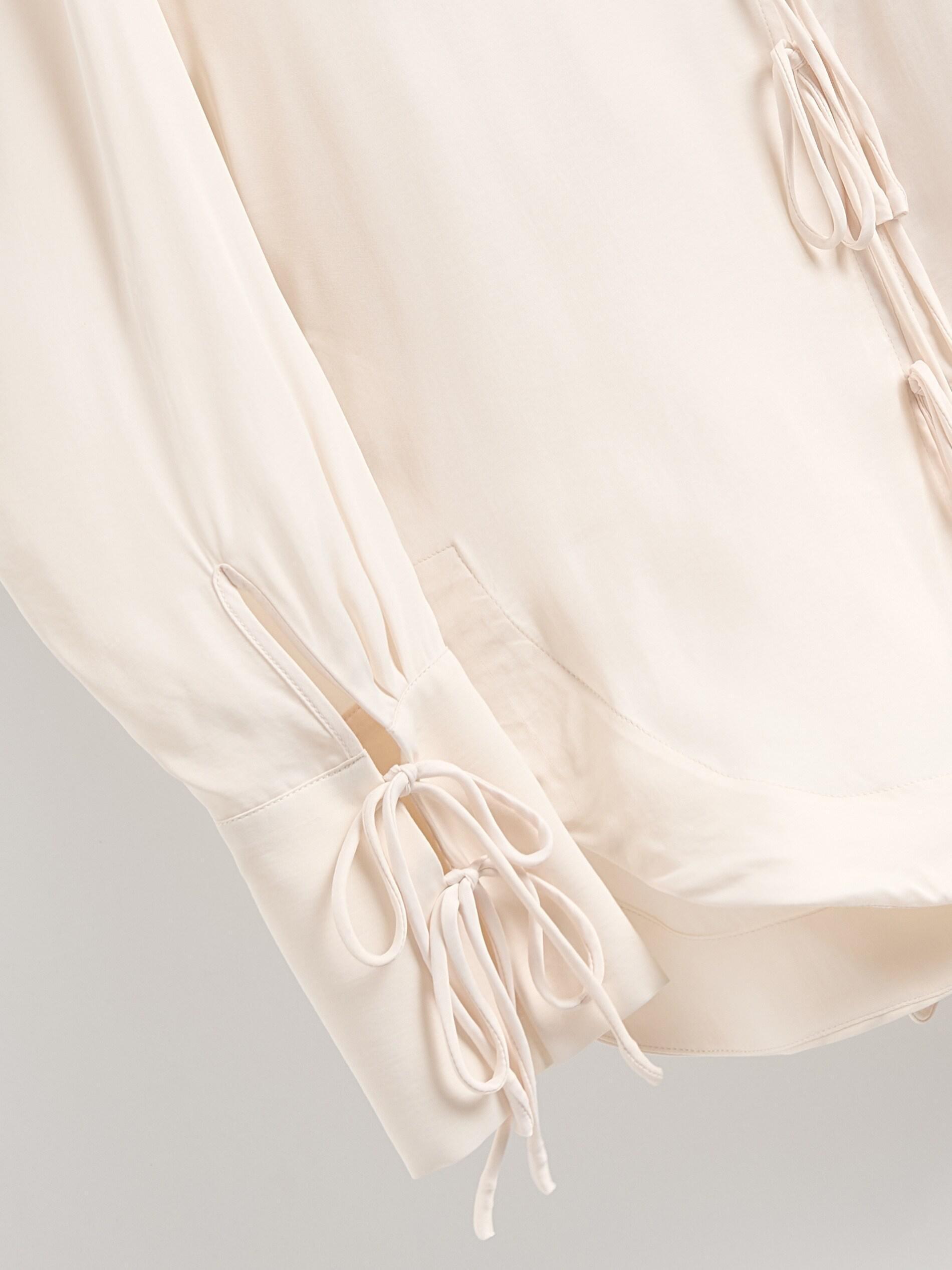 PASTEL PINK Blouse with ties, Pink, large image number 5