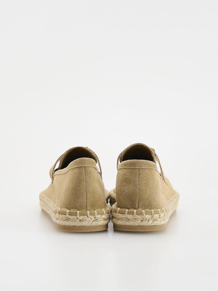 Beige Suede Espadrilles, , large image number 2