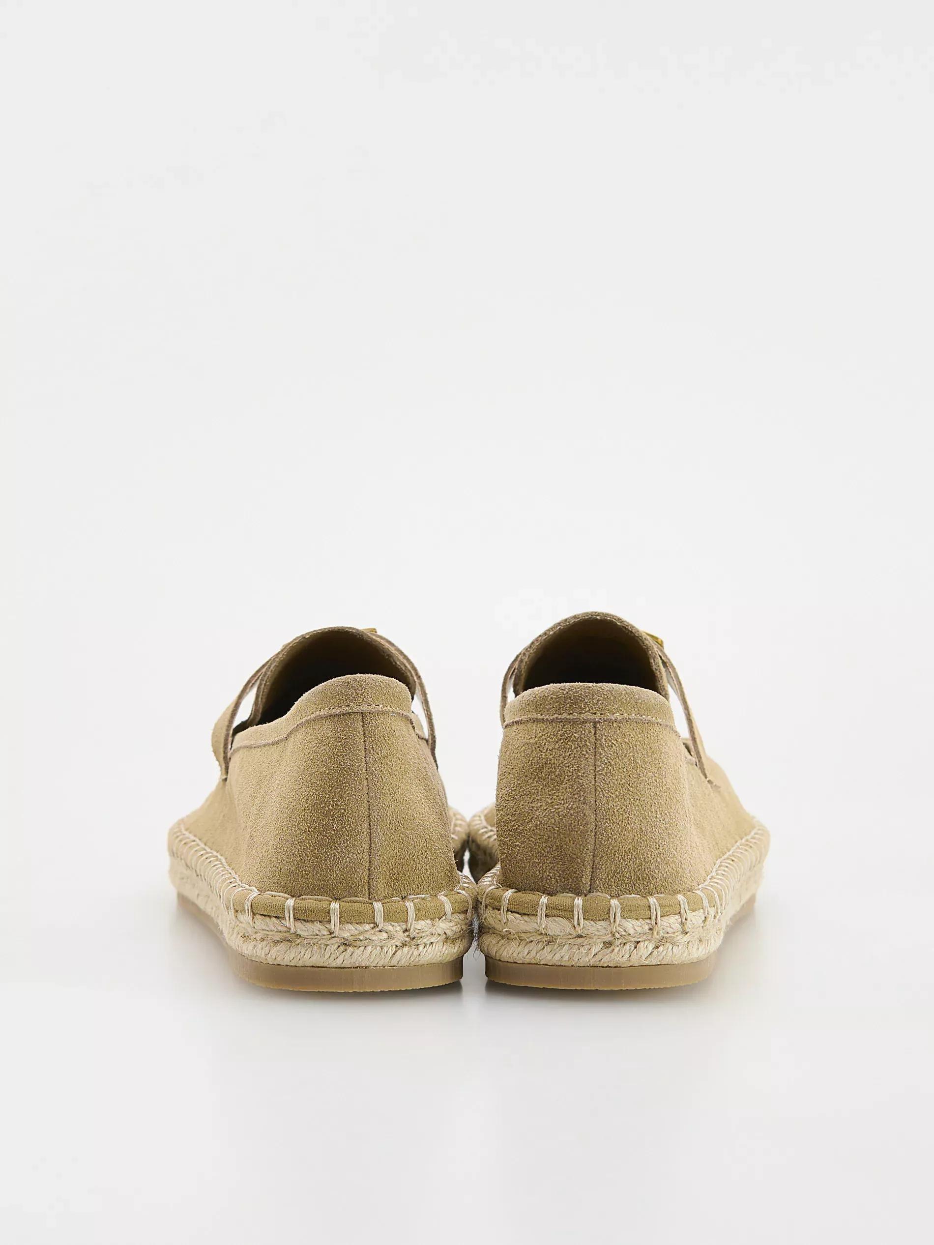 Beige Suede Espadrilles, , large image number 2