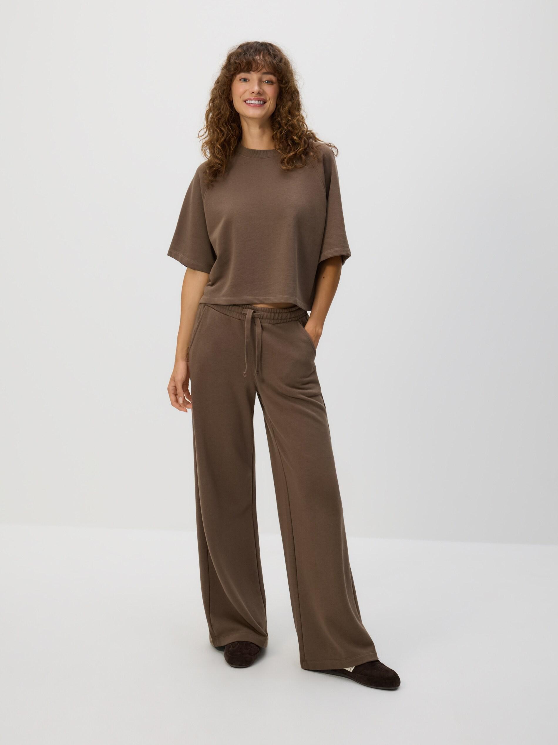 Brown Relaxed T-Shirt, Brown, large image number 1