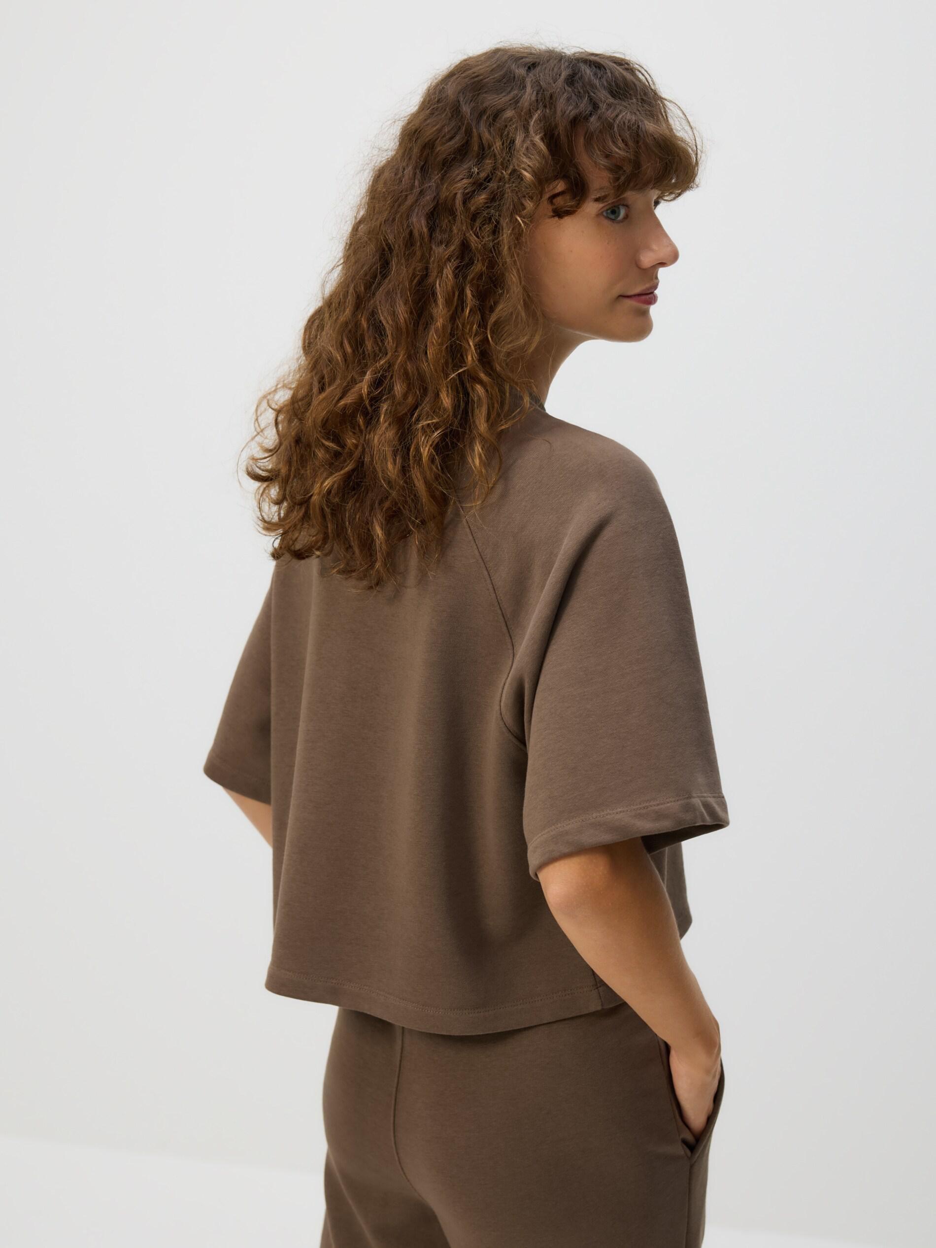 Brown Relaxed T-Shirt, Brown, large image number 2