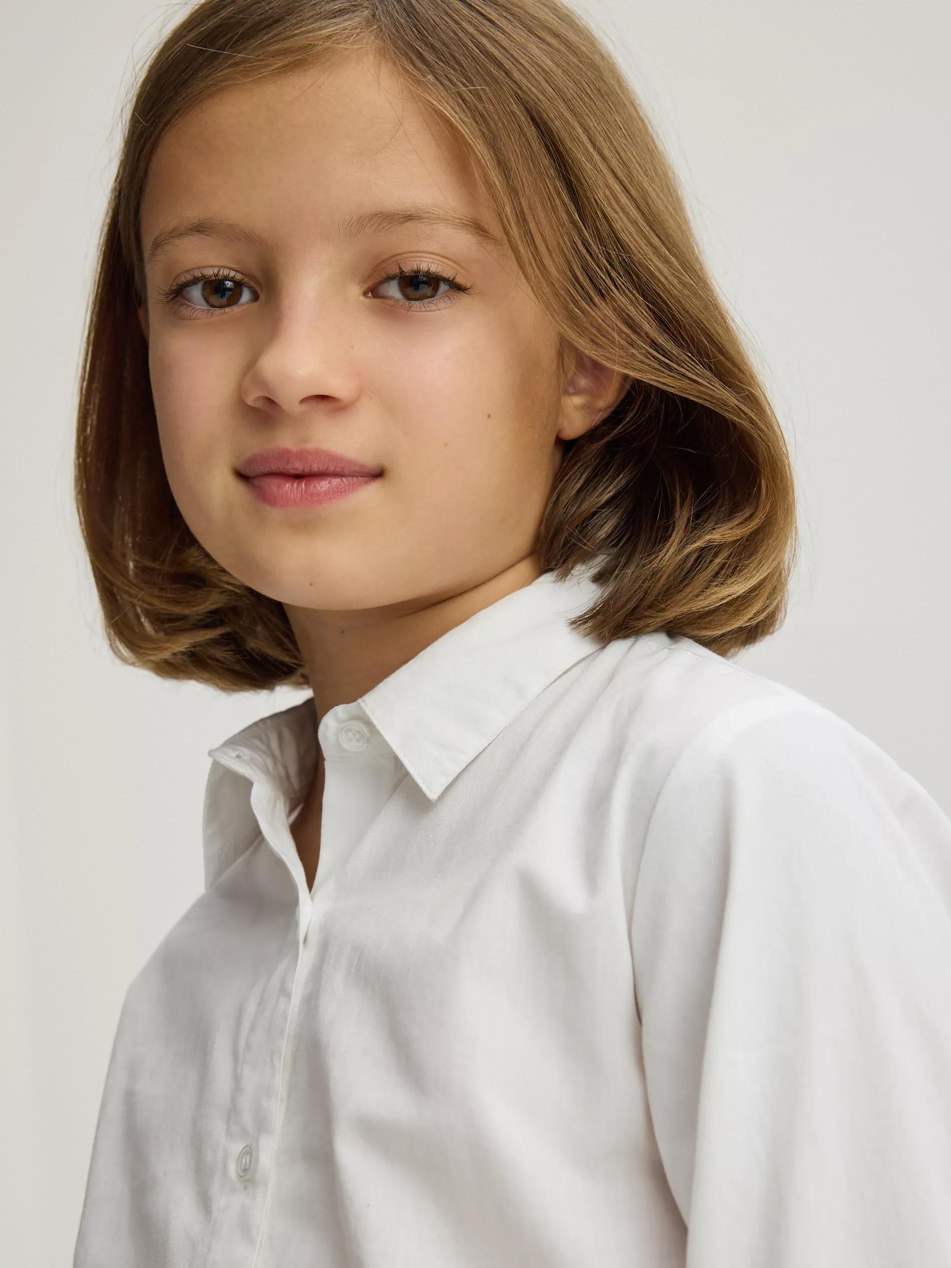 White Collar shirt, White, large image number 1