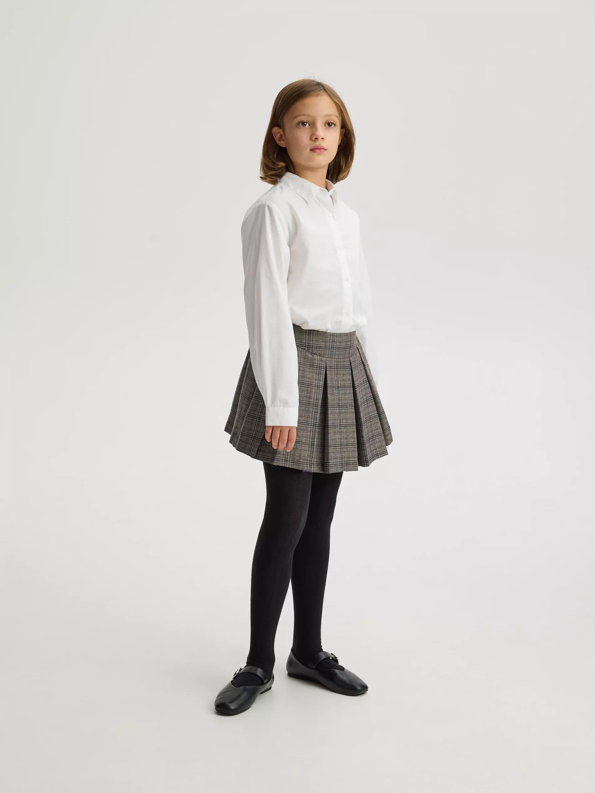 White Collar shirt, White, medium