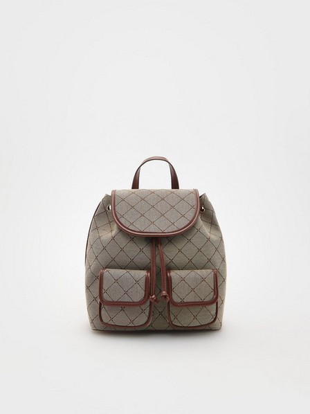 Reserved - multicolor Jacquard backpack