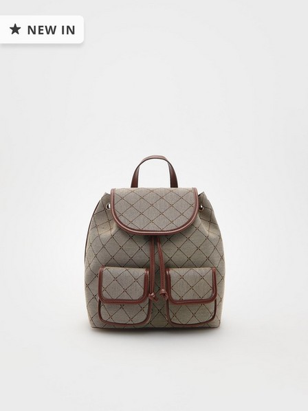 Reserved - multicolor Jacquard backpack