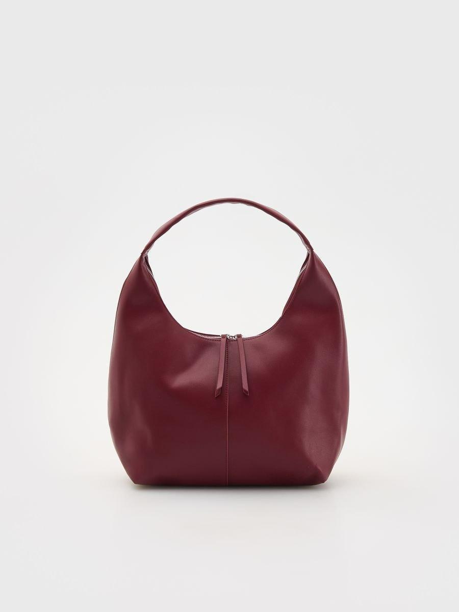 Red Classic Leather Bags, Burgundy, large image number 0