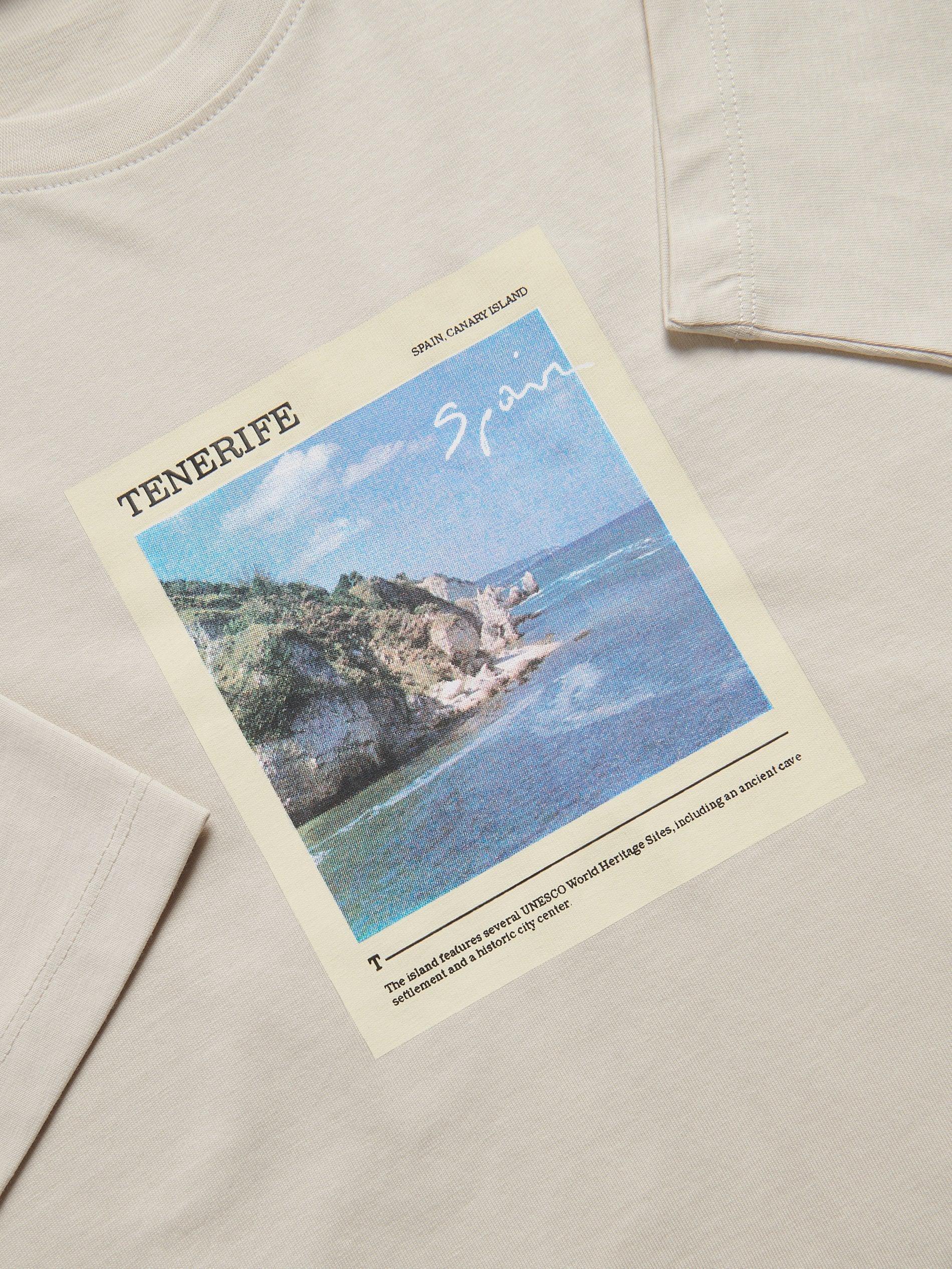 Beige Regular Fit Printed T-Shirt, Beige, large image number 4