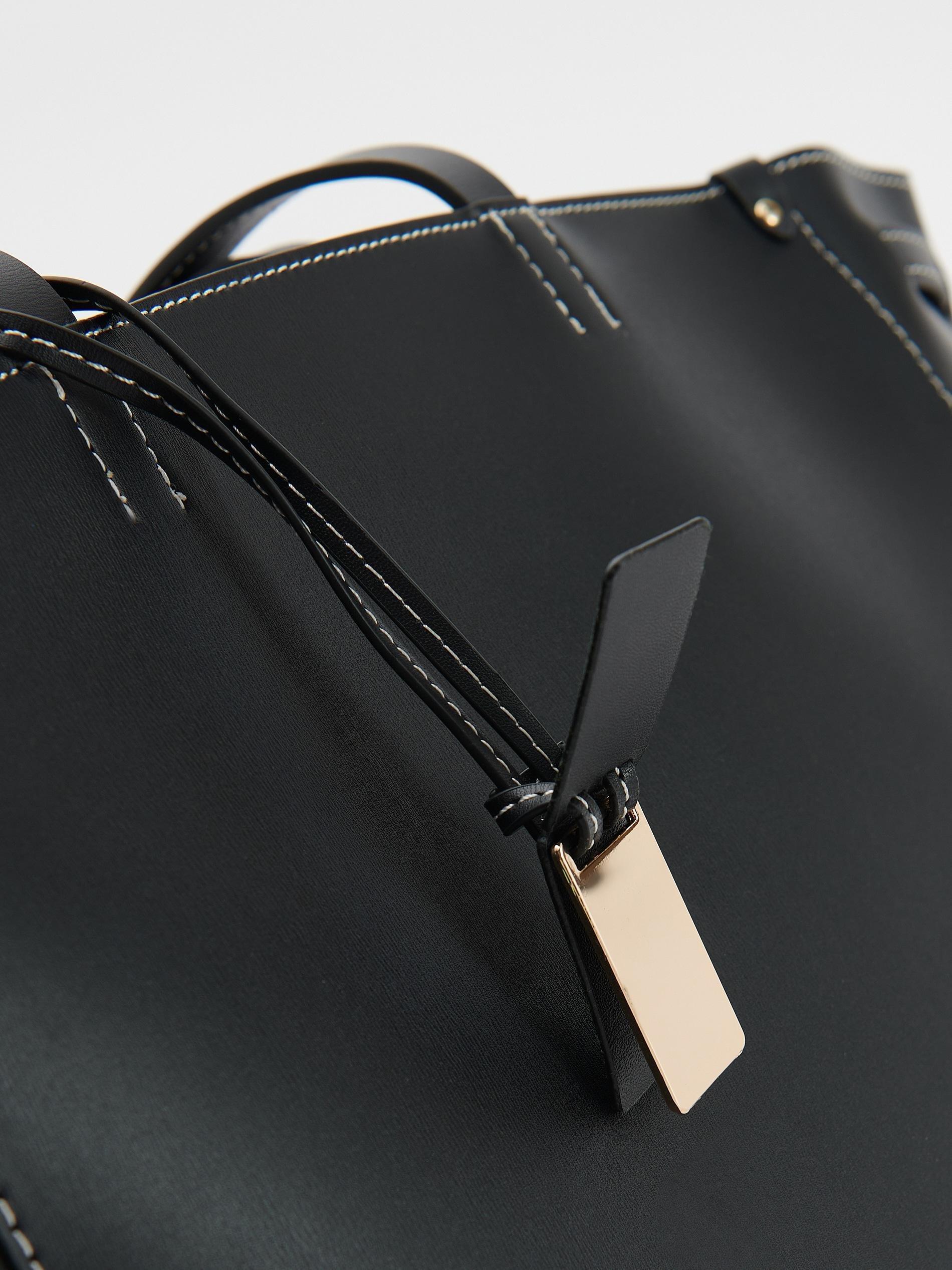 black LADIES` BAG, Black, large image number 4