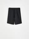 Reserved - Black Sweat Jersey Shorts