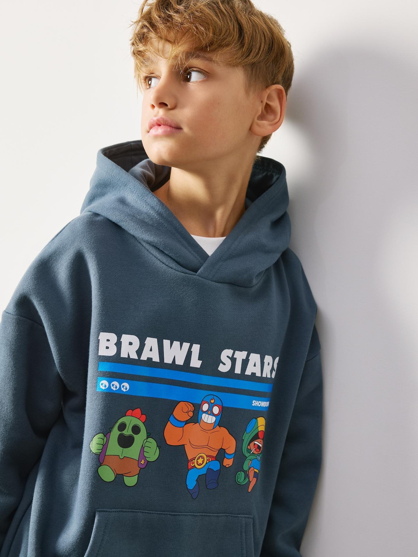 Green Brawl Stars Sweatshirt, Turquoise, medium