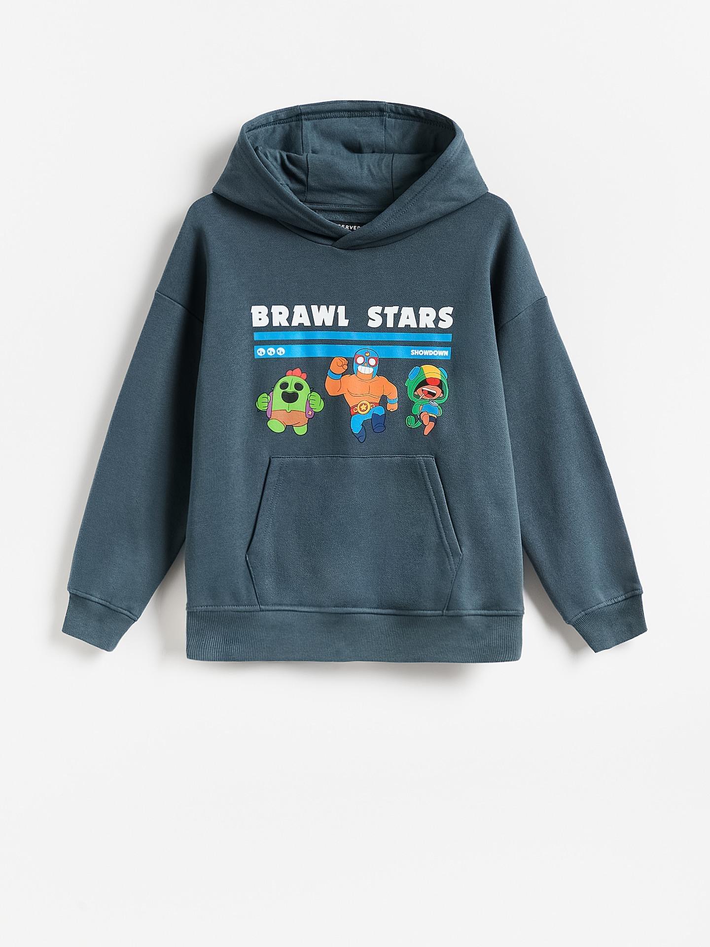 Green Brawl Stars Sweatshirt, Turquoise, medium