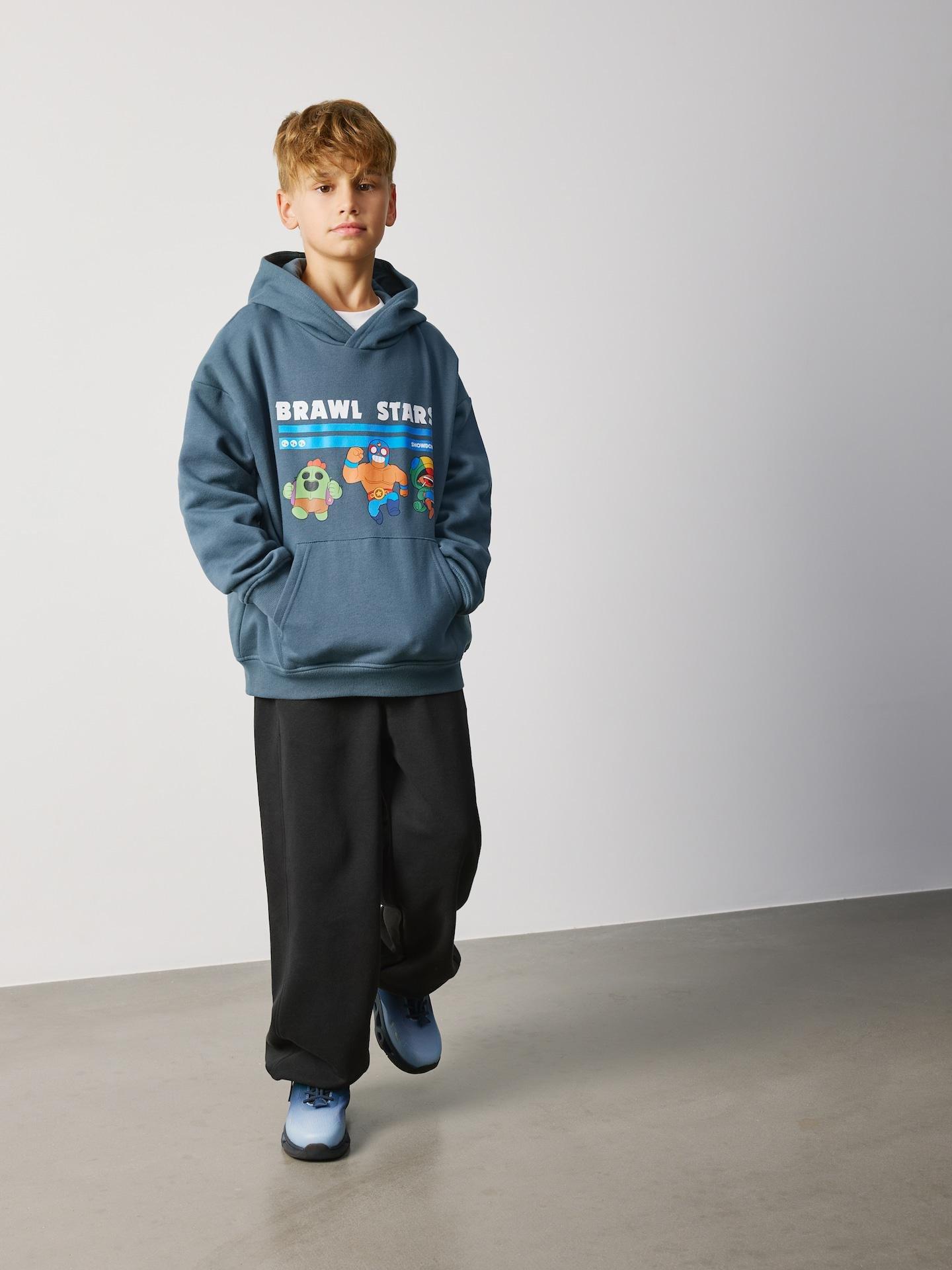 Green Brawl Stars Sweatshirt, Turquoise, large image number 3