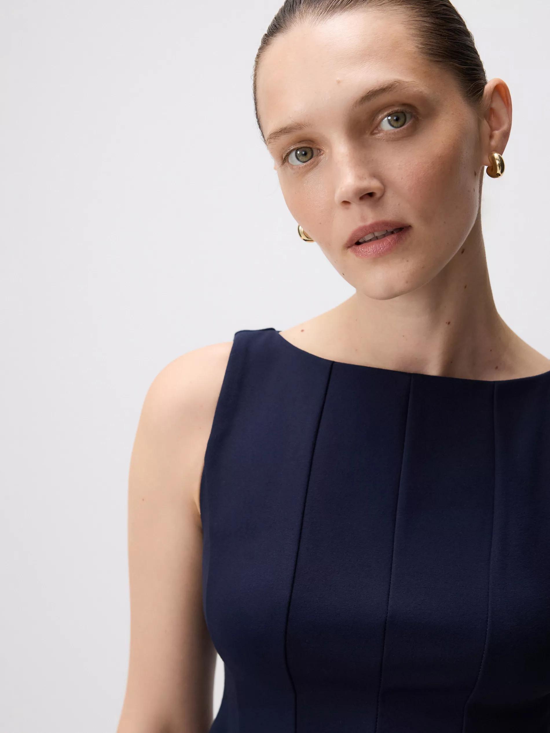 NAVY Viscose blend blouse, Navy, large image number 3