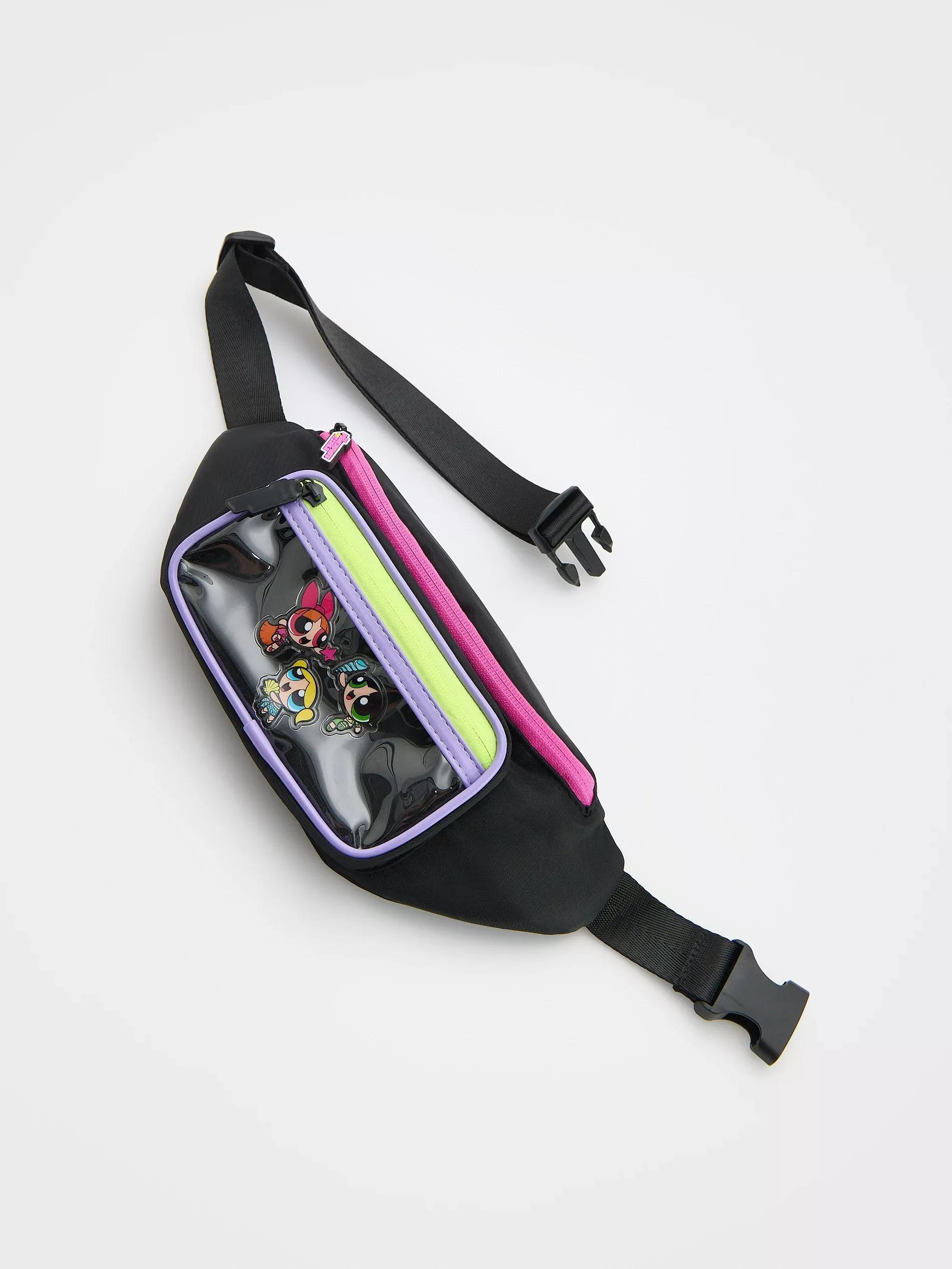 BLACK Powerpuff Girls pouch, Black, large image number 1