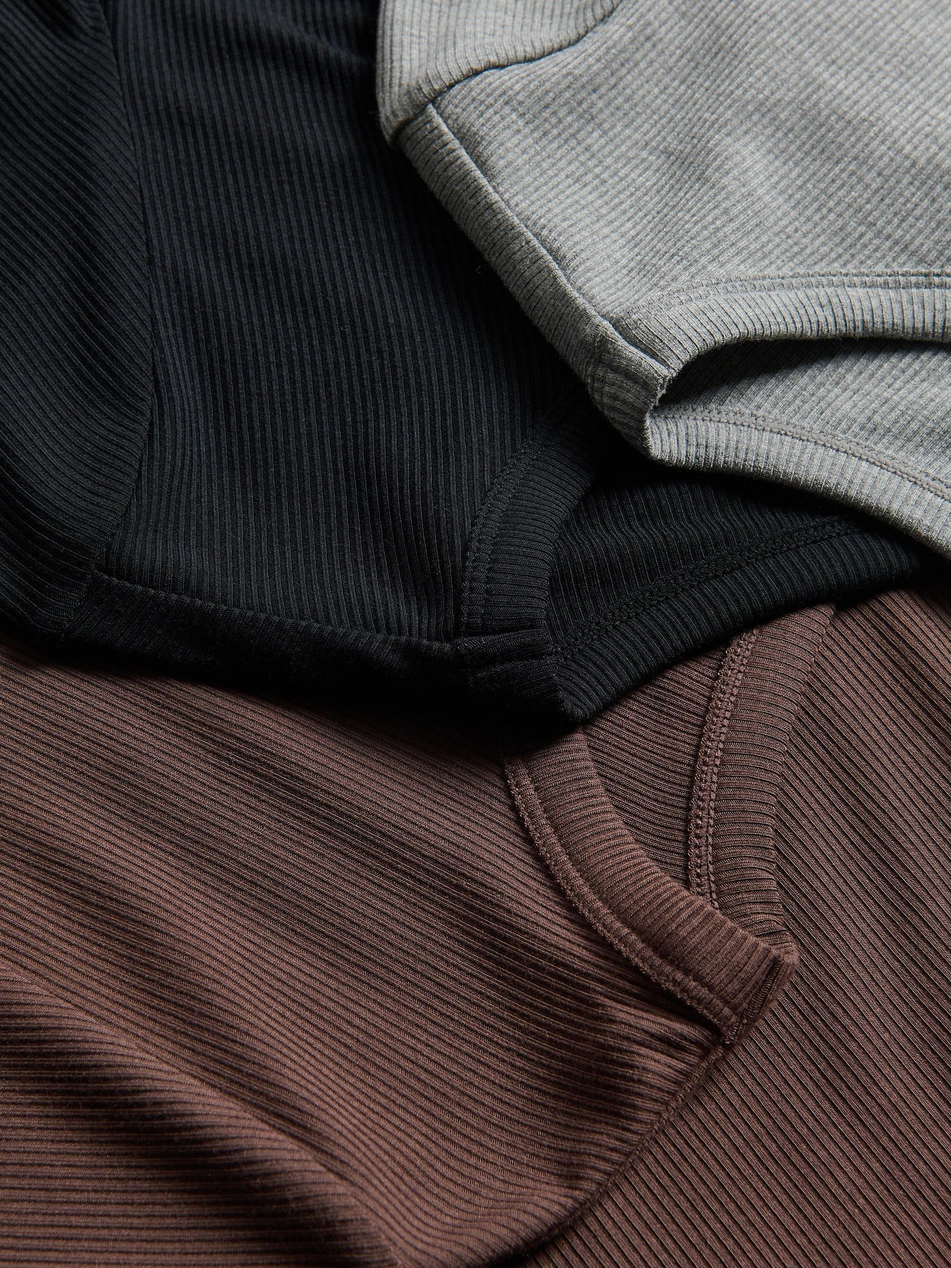 Brown Modal Rich Long Sleeve T-Shirt, Brown, large image number 6