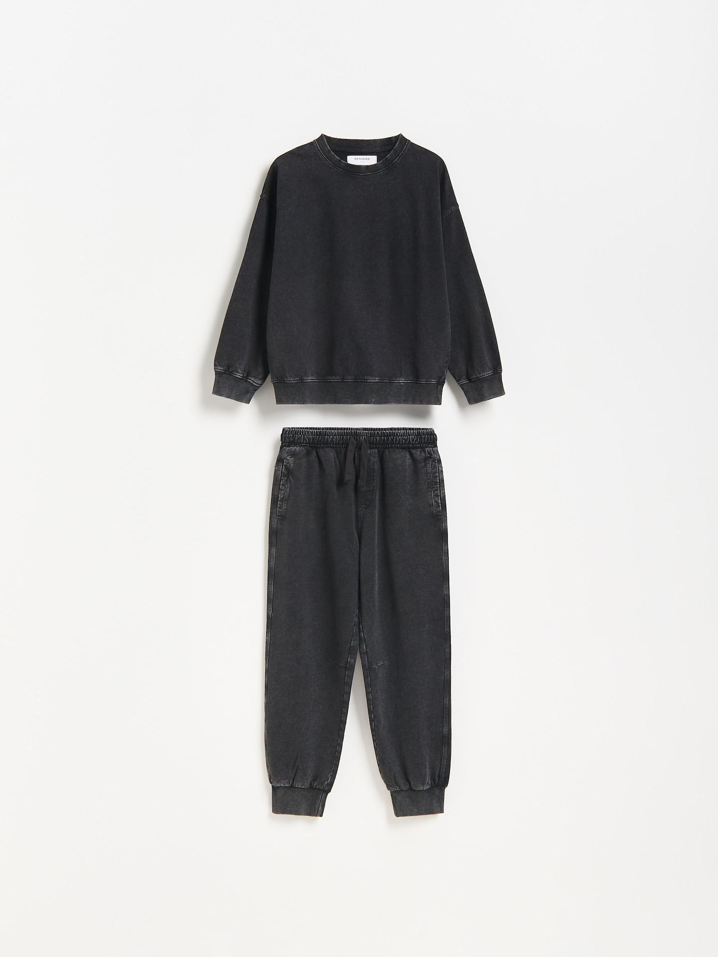 Black Washed Effect Set, Black, medium