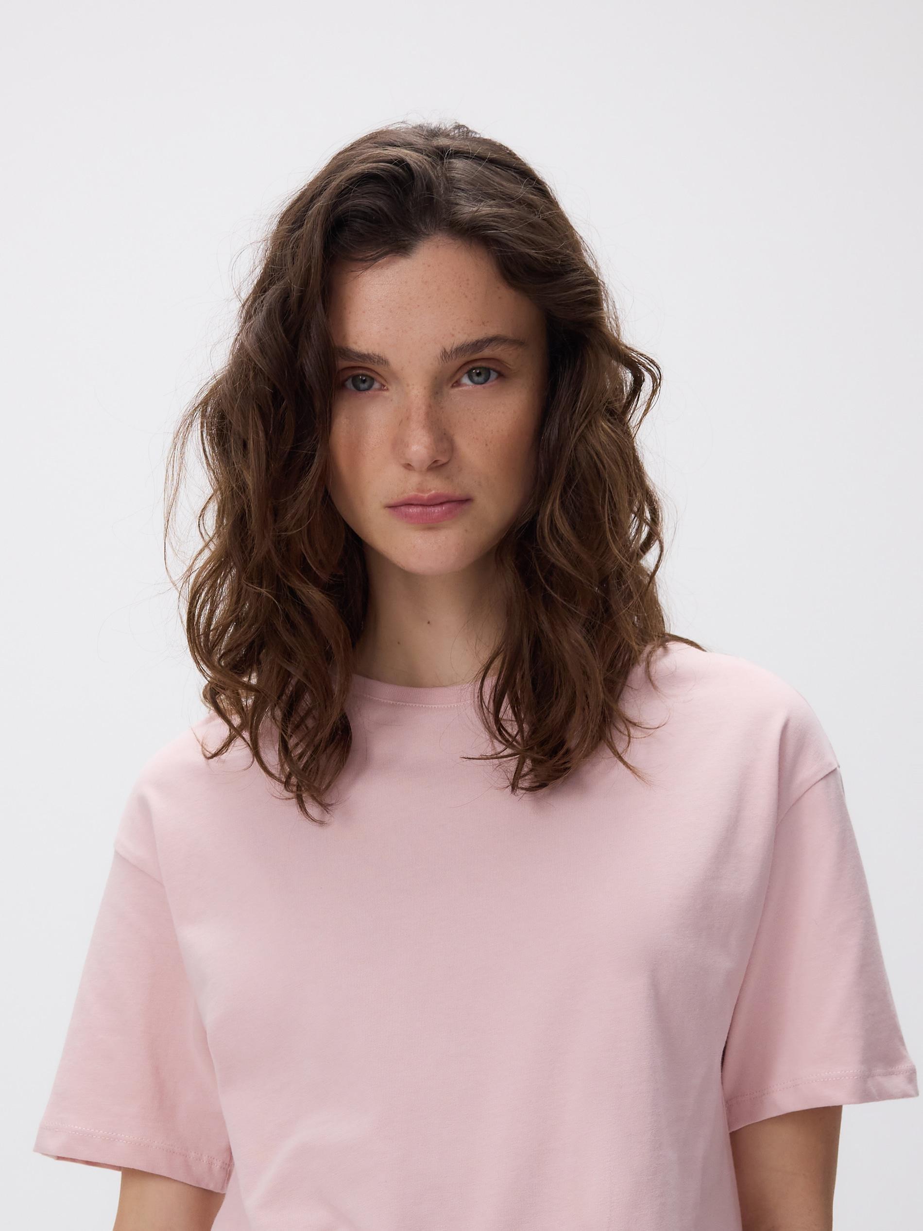Pink Asymmetrical T-Shirt, Pink, medium