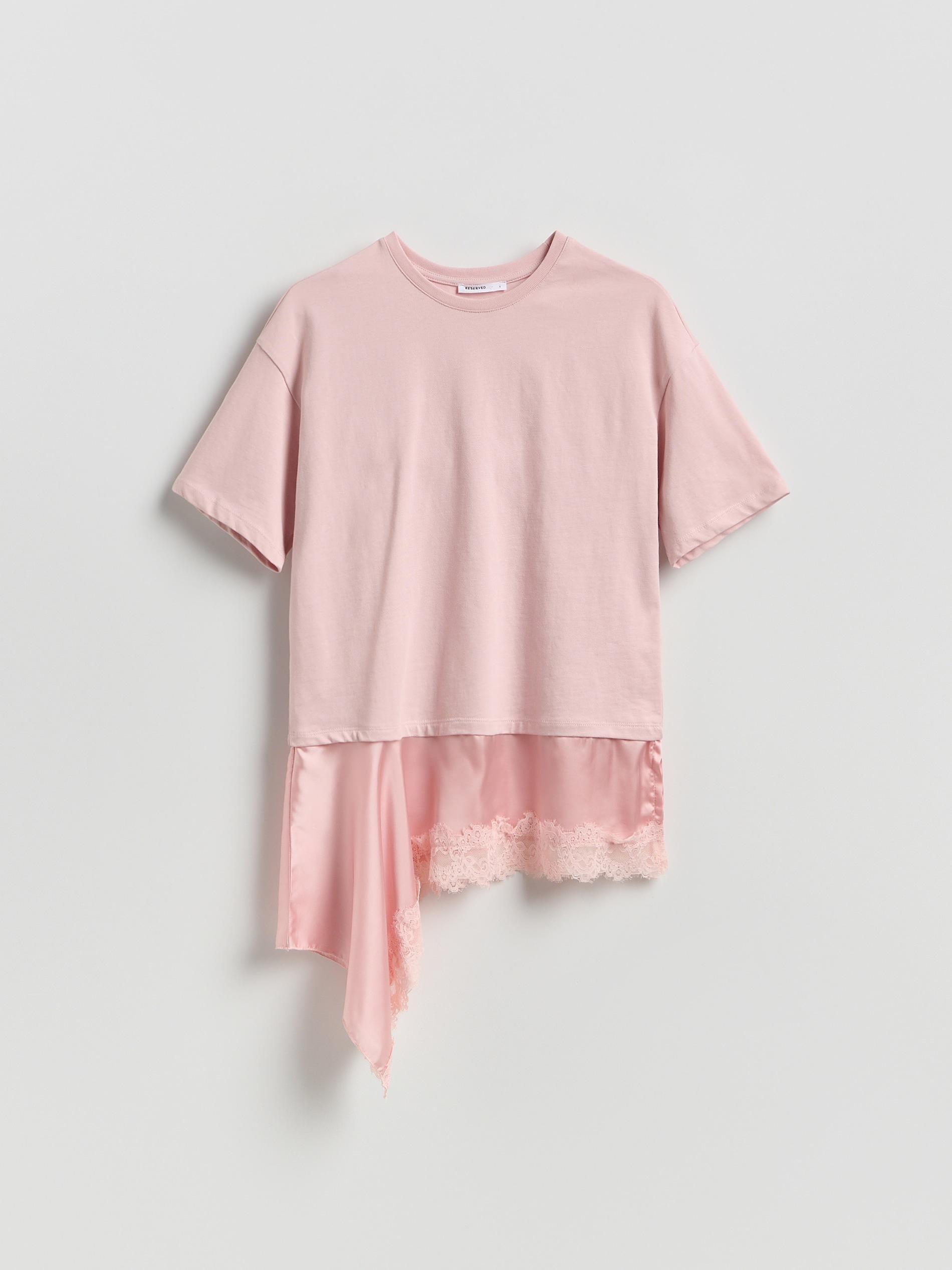Pink Asymmetrical T-Shirt, Pink, large image number 3