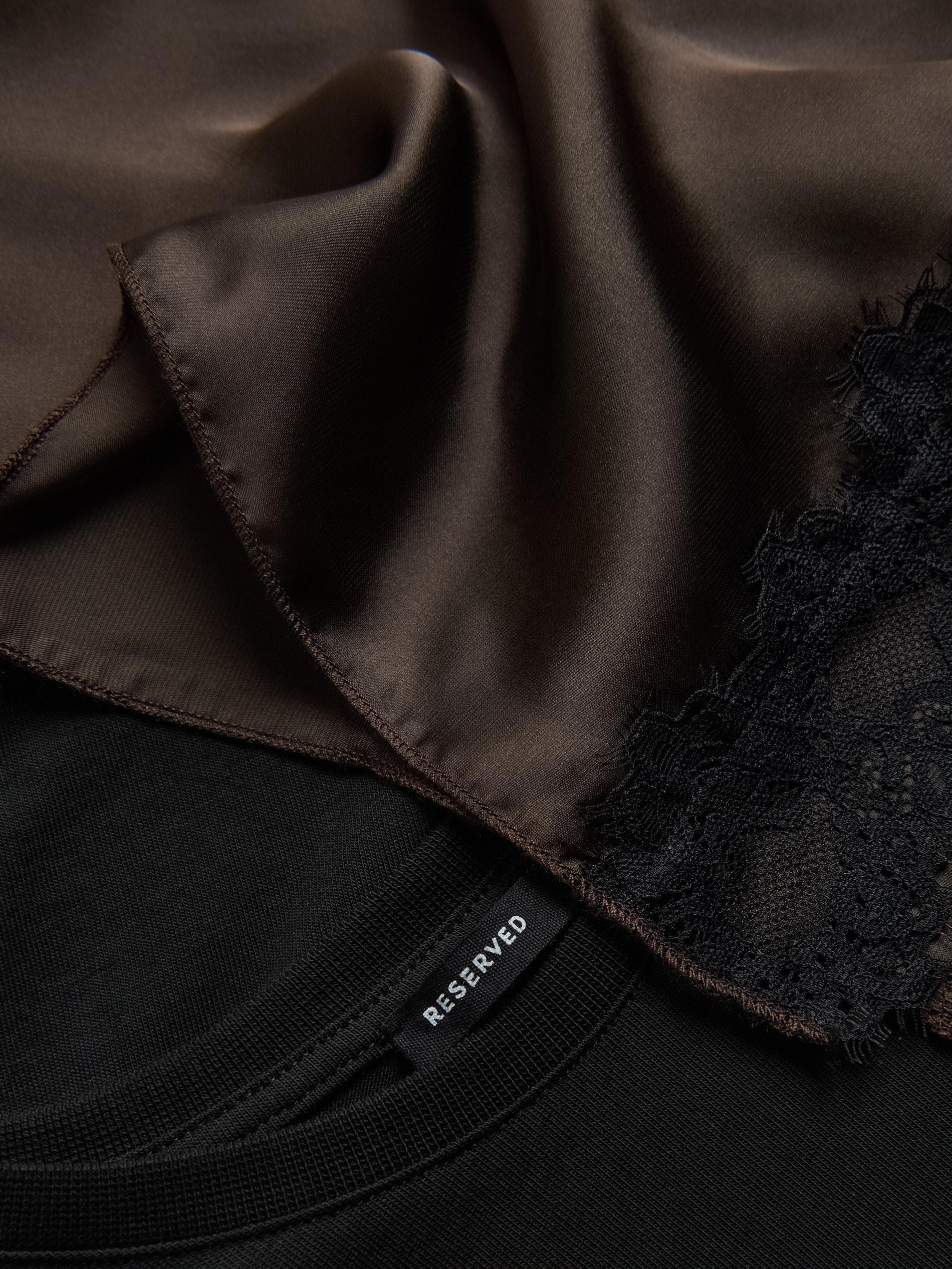 Brown Asymmetrical T-Shirt, Brown, large image number 4