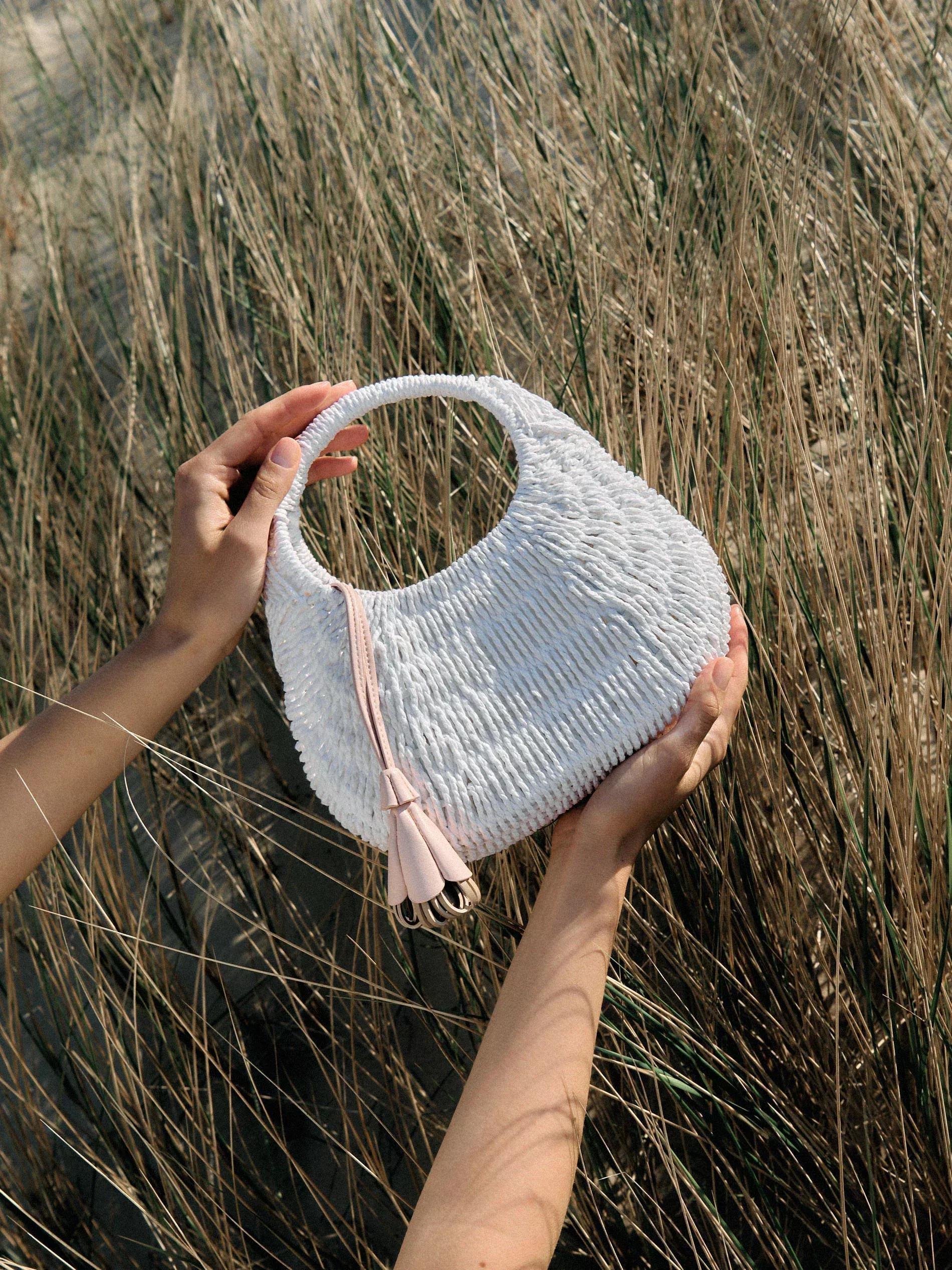 White Bag & Pendant, White, large image number 0