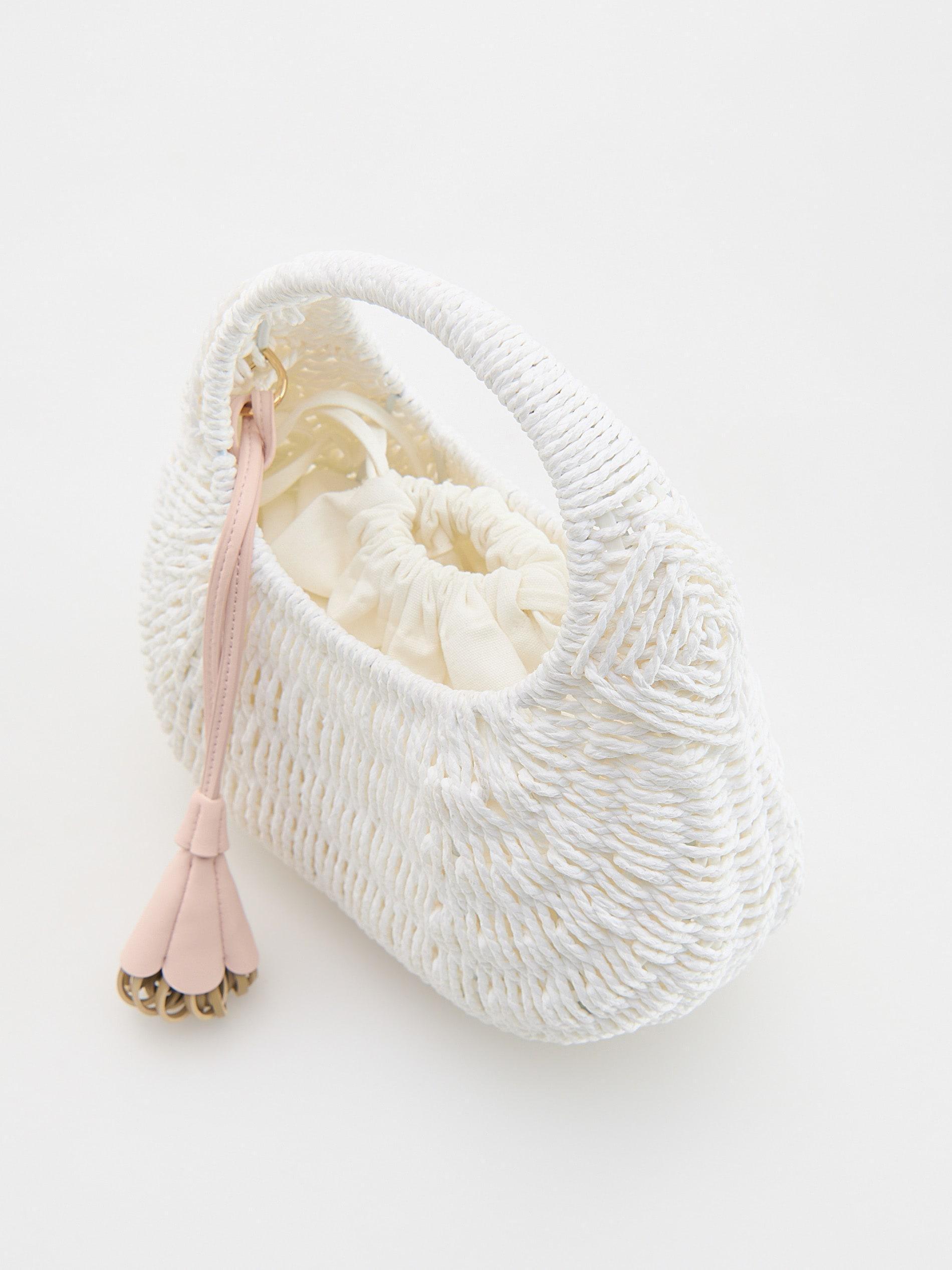 White Bag & Pendant, White, large image number 3