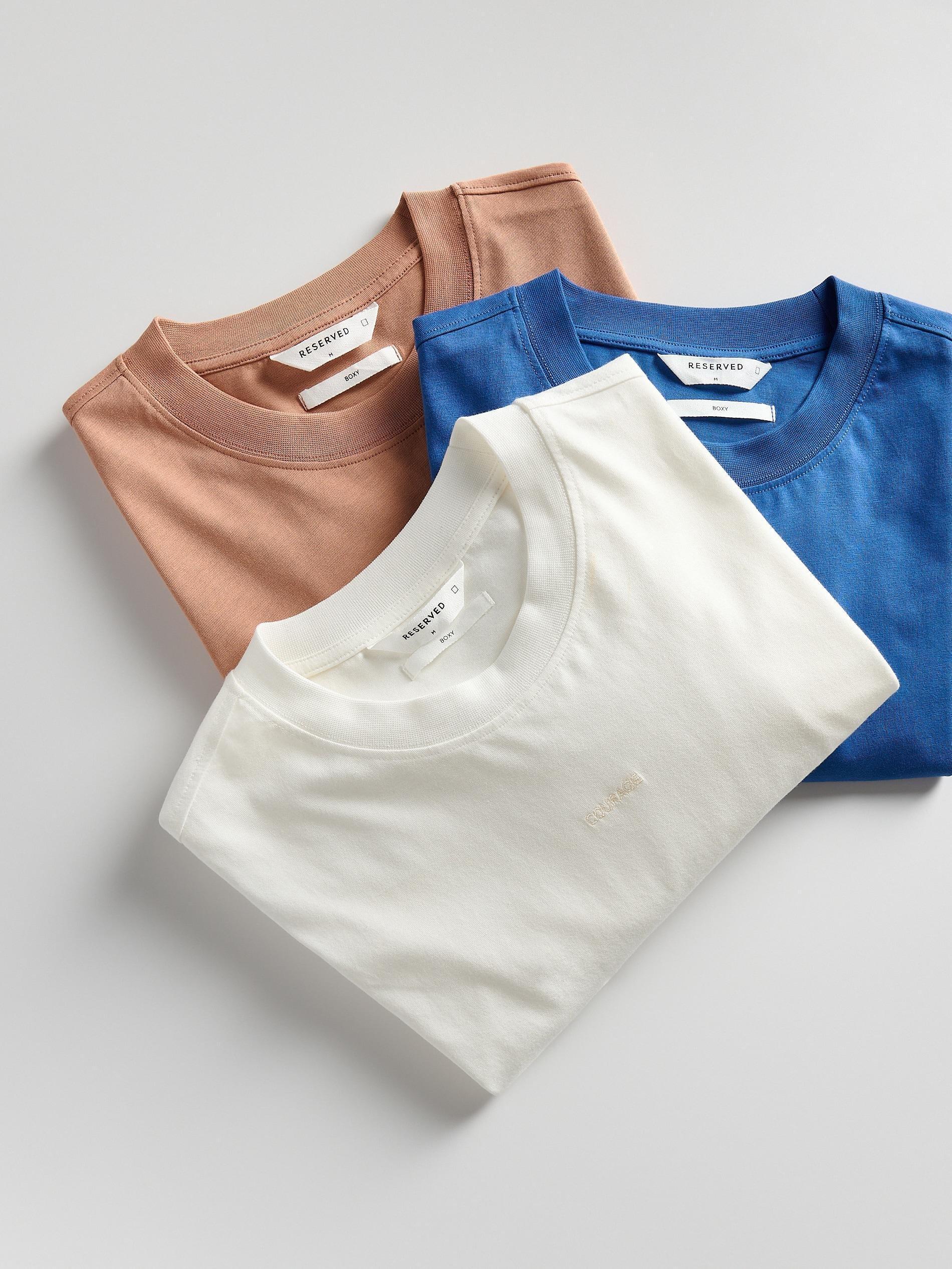 Cream Regular T-Shirt, , large image number 6