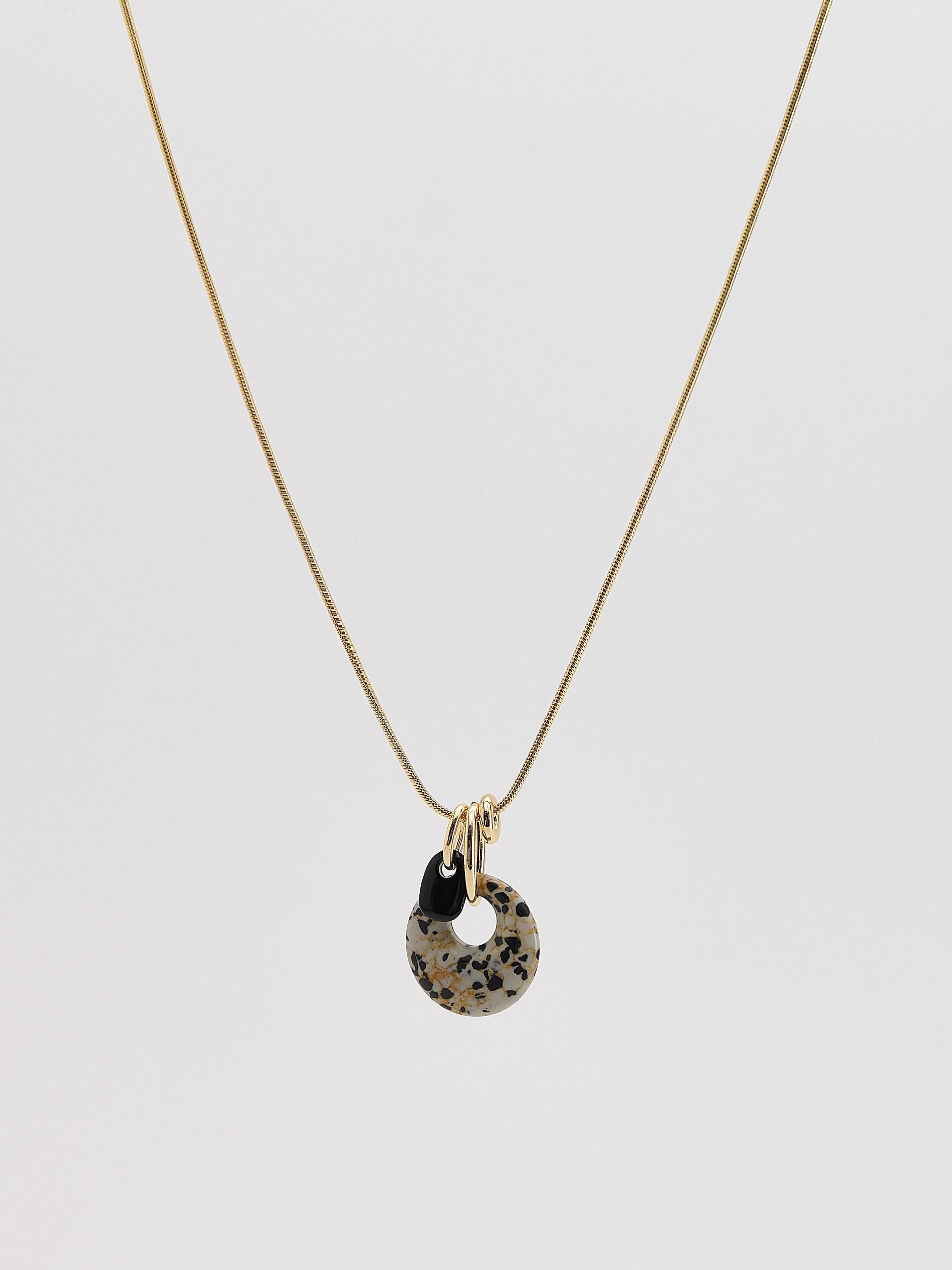 Multicolor Necklace With Pendant, Multicolor, medium
