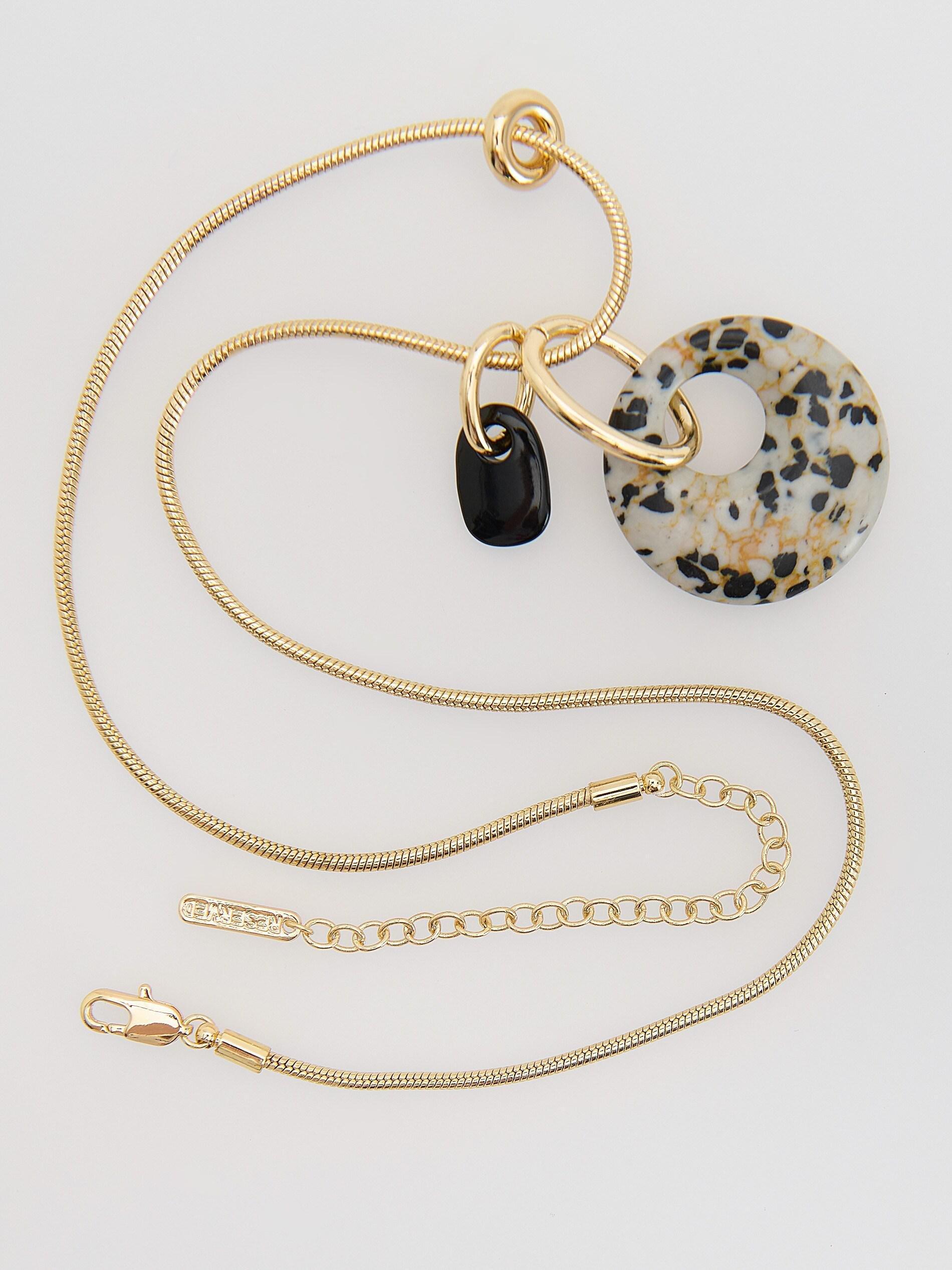 Multicolor Necklace With Pendant, Multicolor, large image number 1