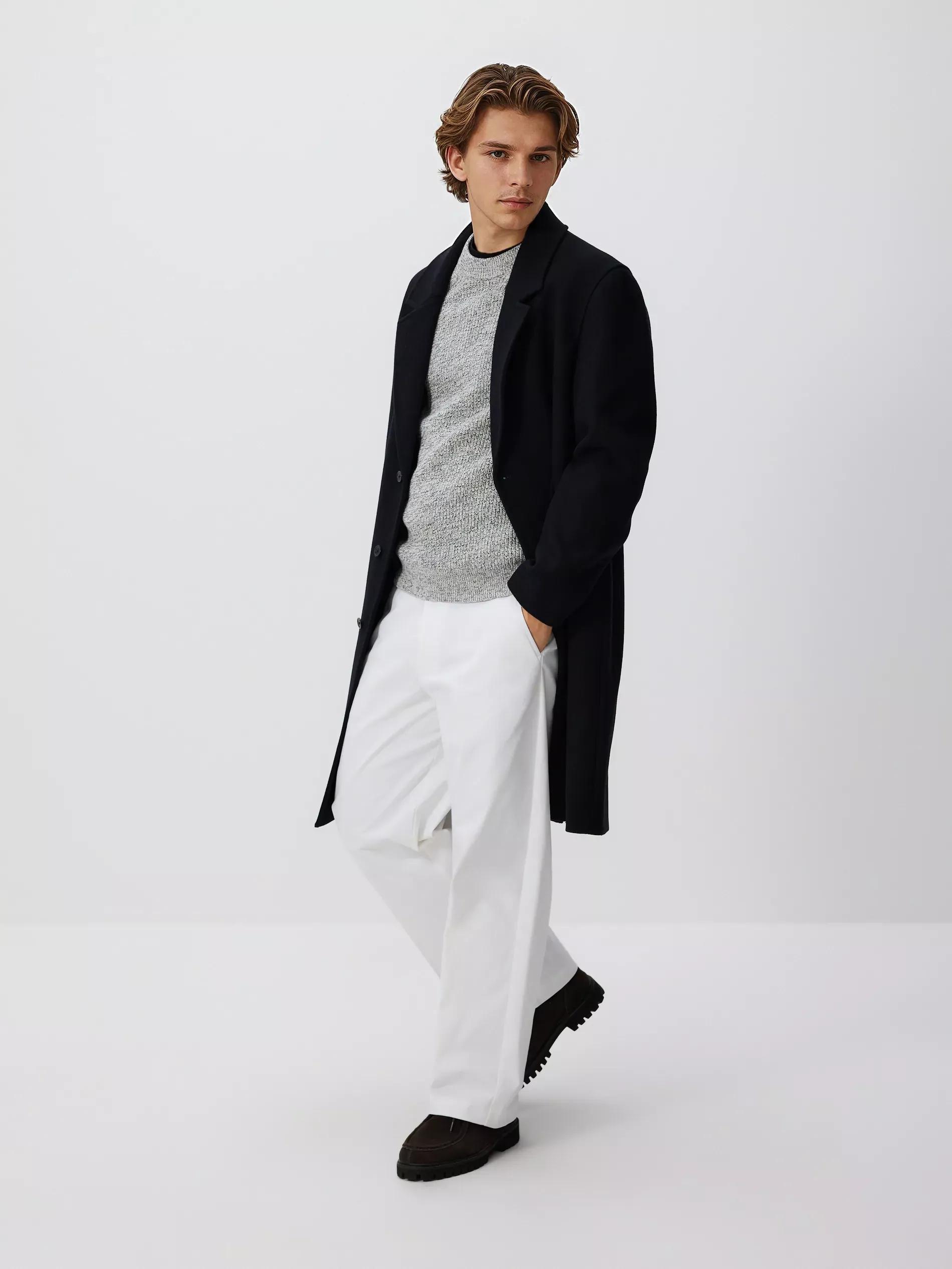 Cream Structural Jumper, Ivory, medium
