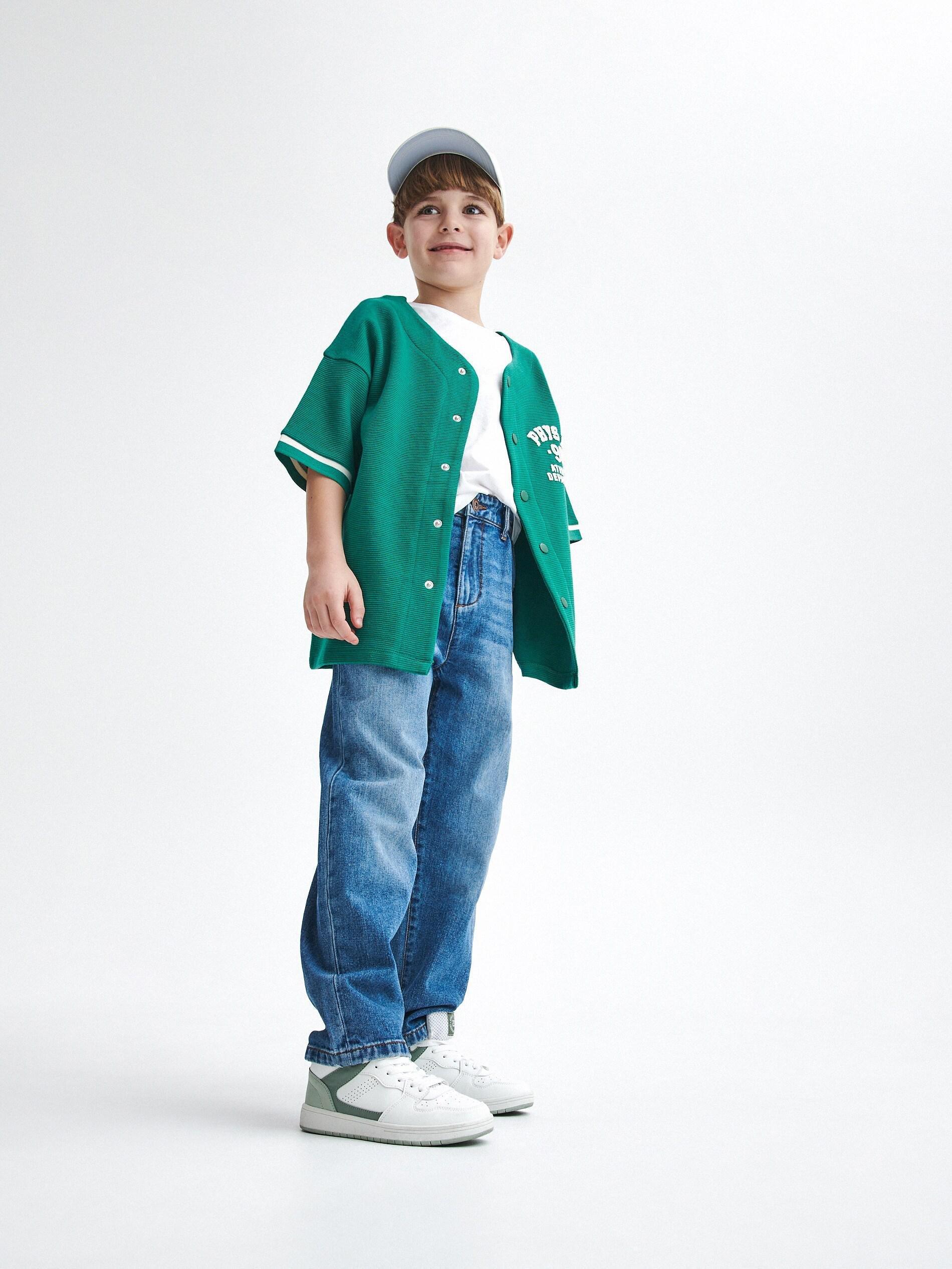 Blue Distressed Jeans, , large image number 0
