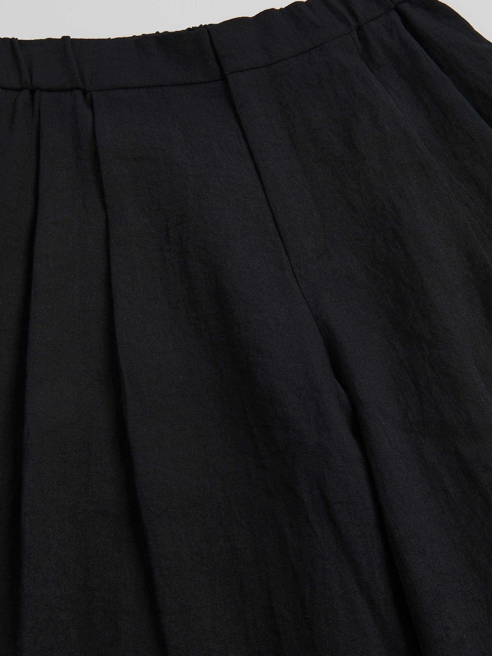 Black Loose Trousers With Viscose, , large image number 1