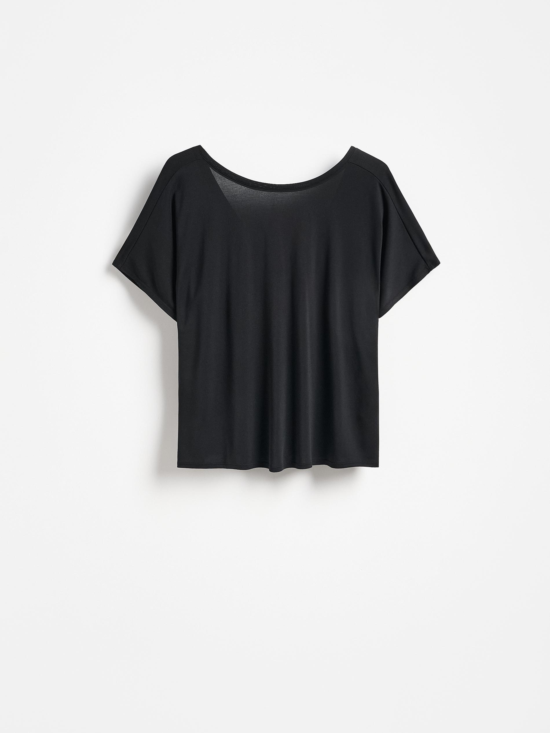 Grey Open Back Blouse, Grey, large image number 3