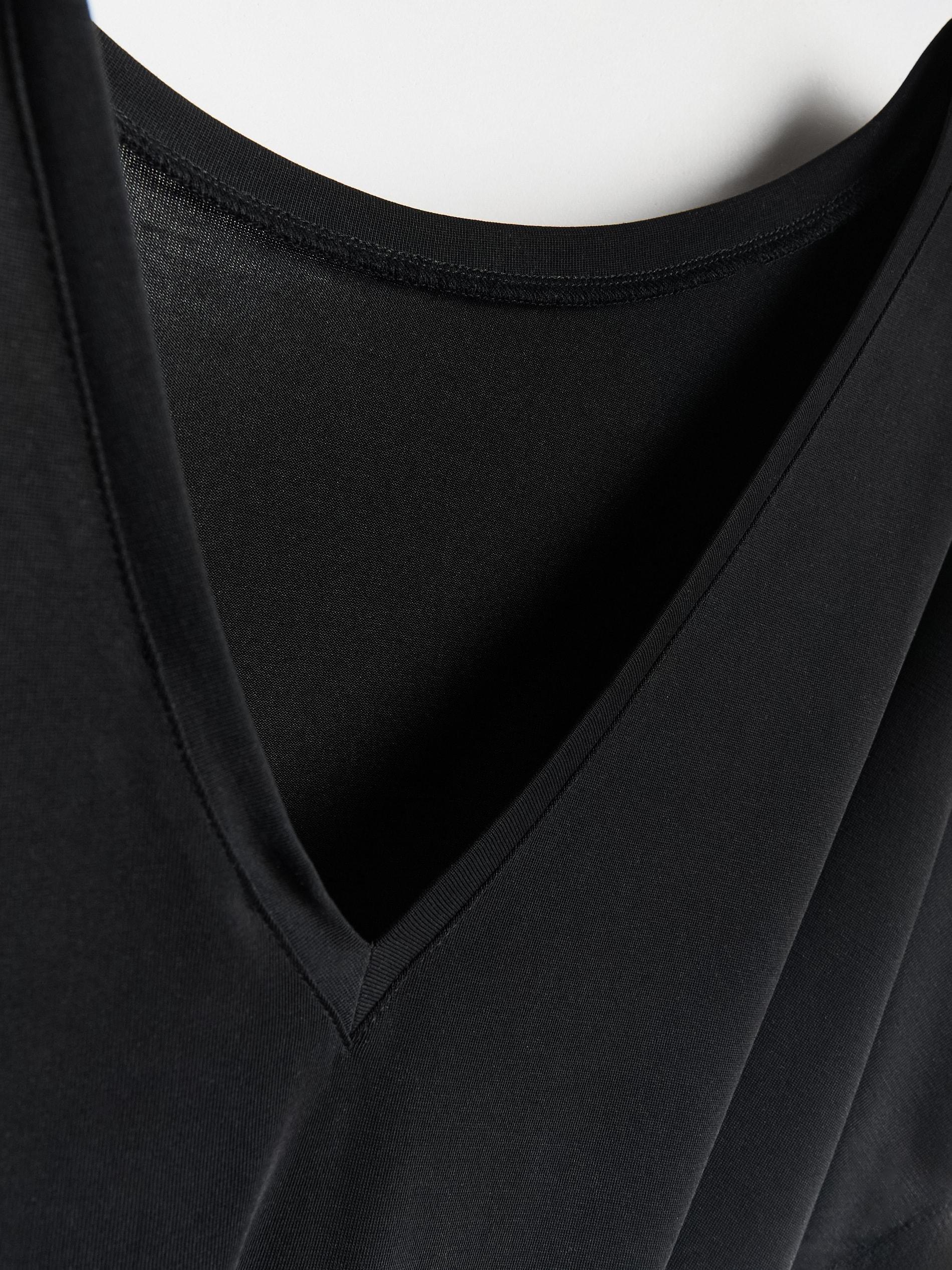 Grey Open Back Blouse, Grey, large image number 4