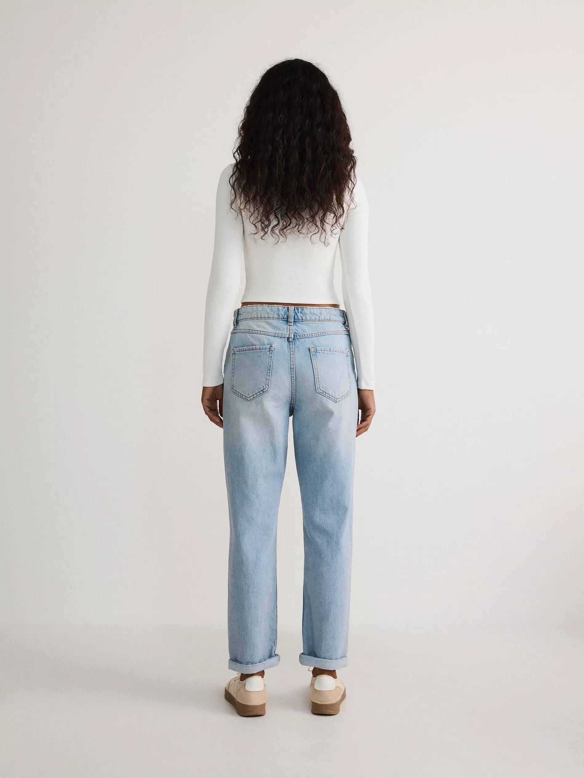 Blue Boyfriend Jeans, , large image number 3